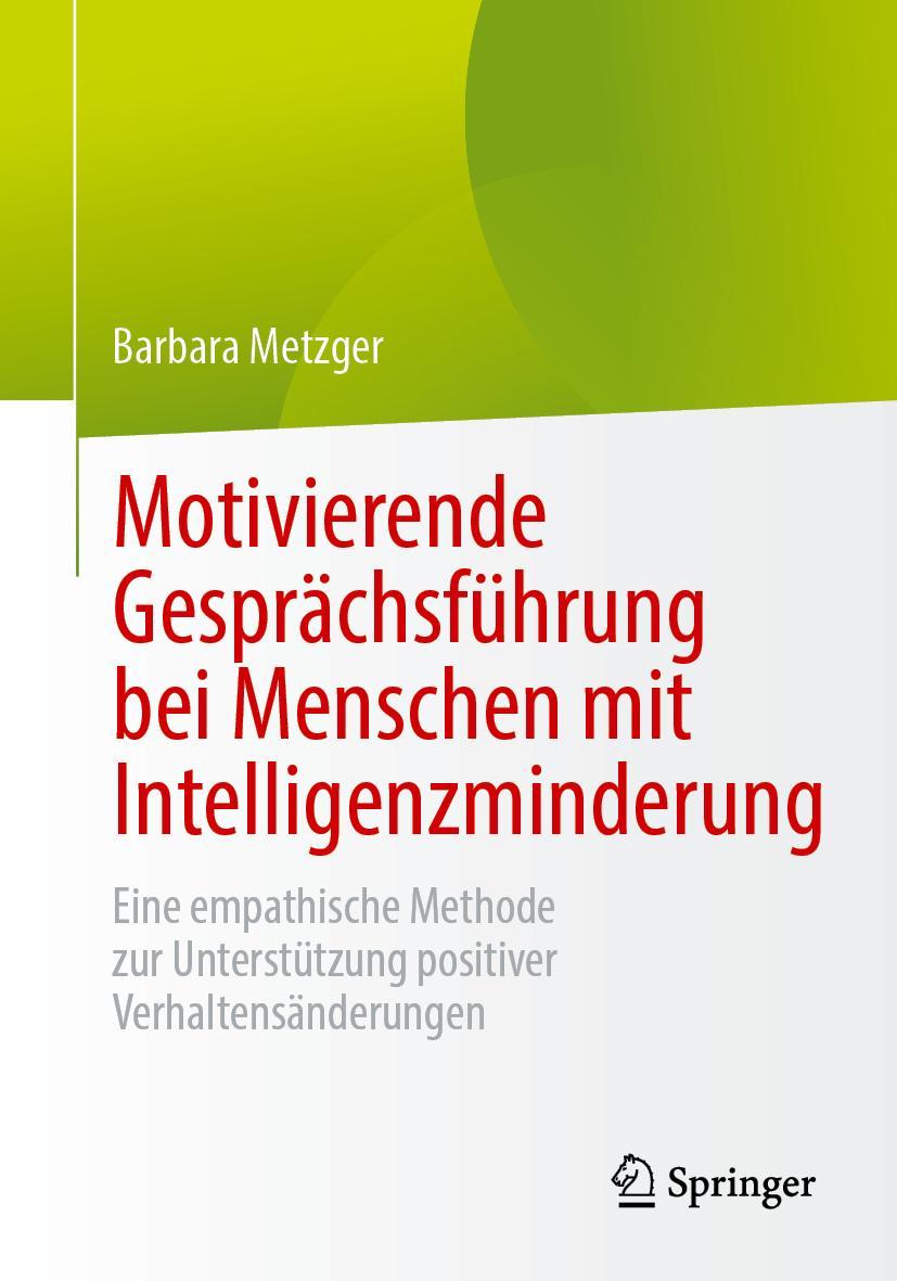 Vorderes Coverbild Motivierende Gesprächsführung bei Menschen mit Intelligenzminderung