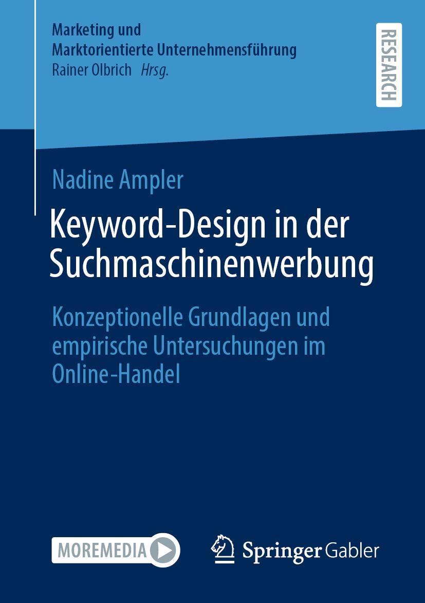 Vorderes Coverbild Keyword-Design in der Suchmaschinenwerbung
