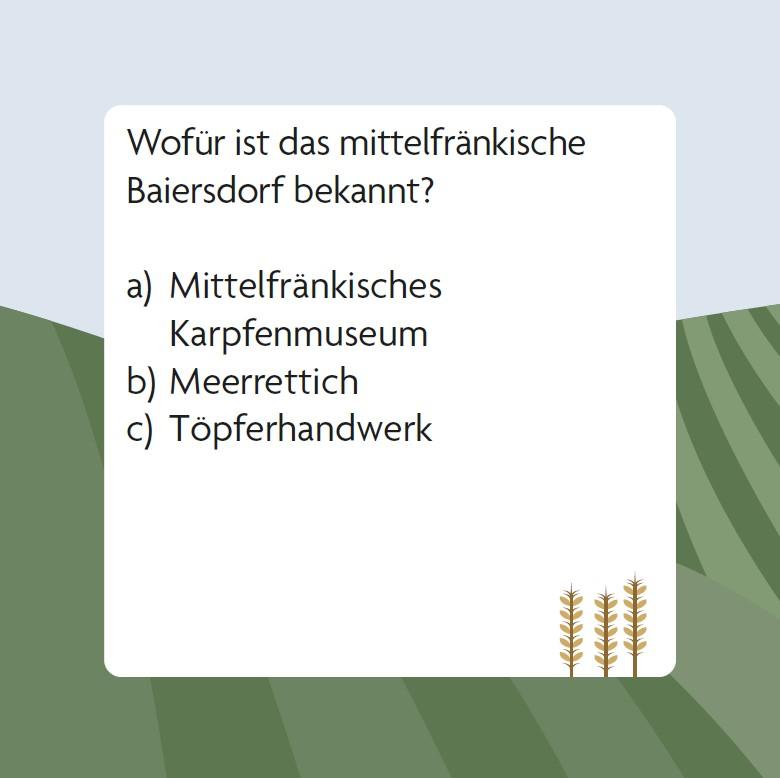 Beispielinhalt (Bild) Das Franken-Quiz (Neuausgabe)