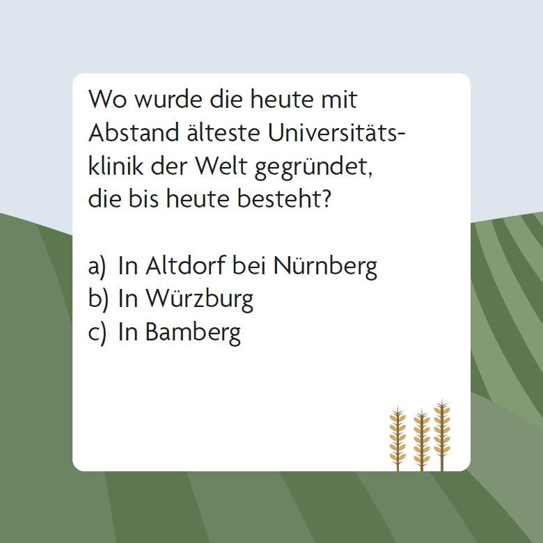 Beispielinhalt (Bild) Das Franken-Quiz (Neuausgabe)