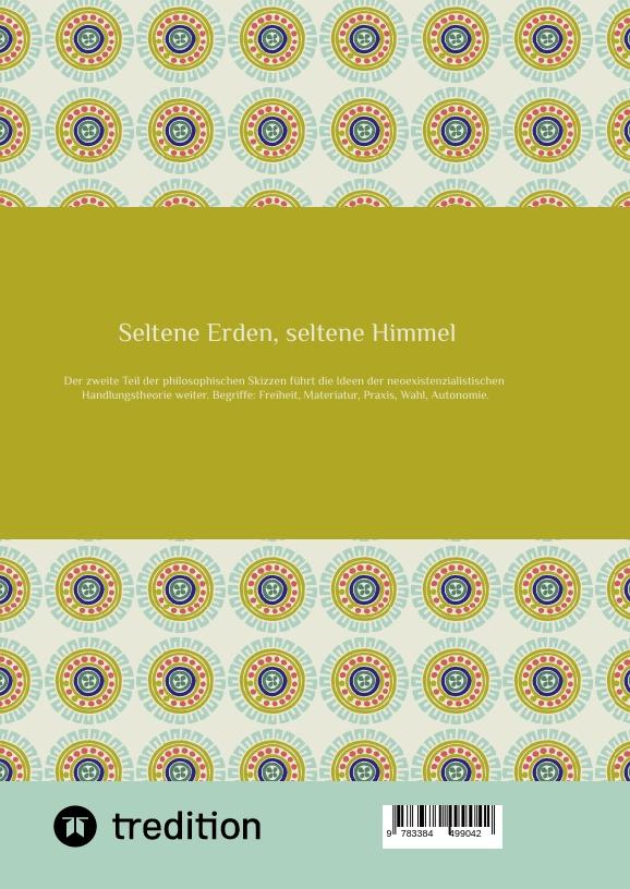 Rückseitencover Seltene Erden, seltene Himmel