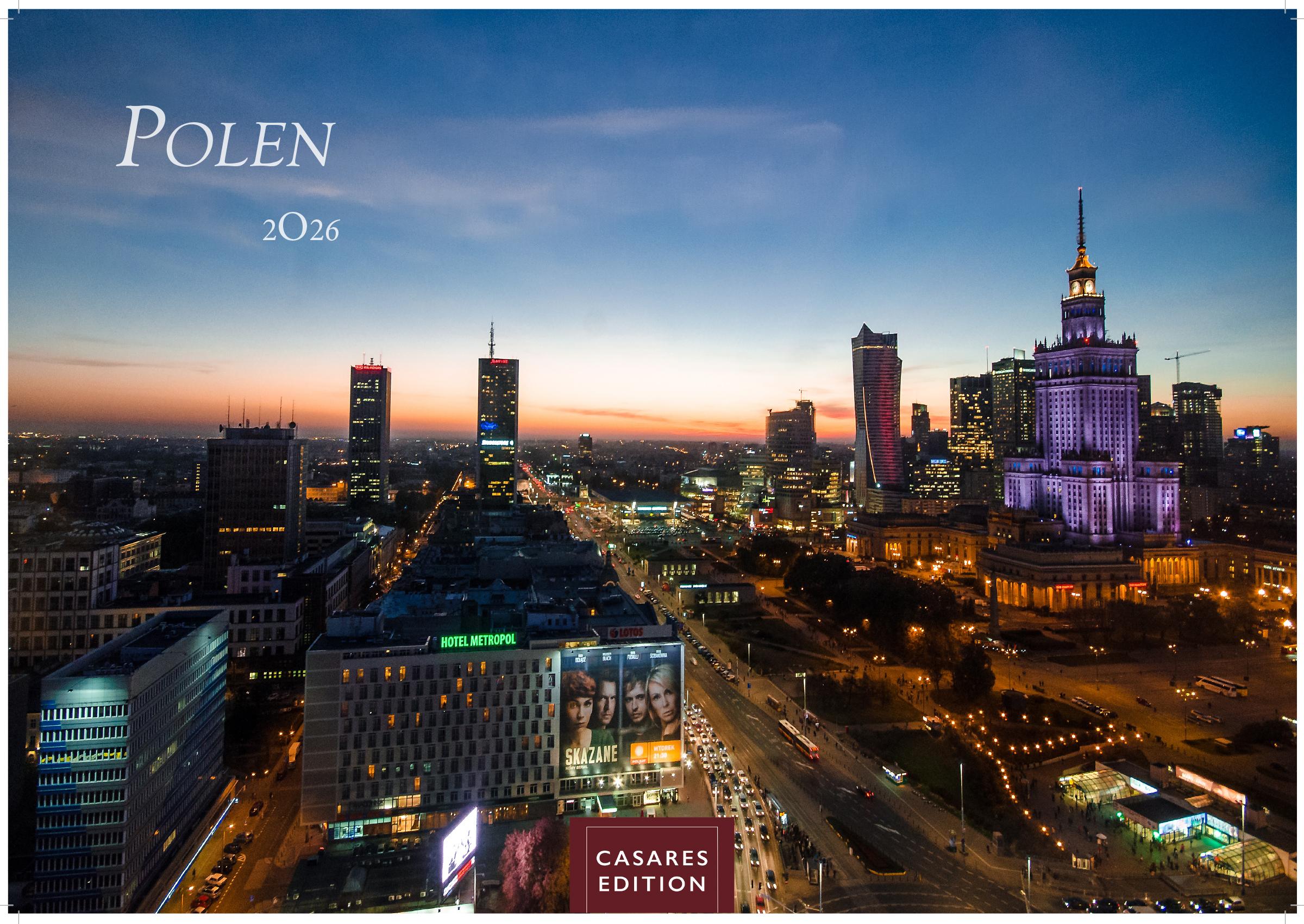 Vorderes Coverbild Polen Kalender 2026 - Wandkalender | Fotokalender Osteuropa 24x35cm - Entdecken Sie die schönsten Orte Polens | Der einzigartige . mit faszinierenden Fotos und Sehenwürdigkeiten