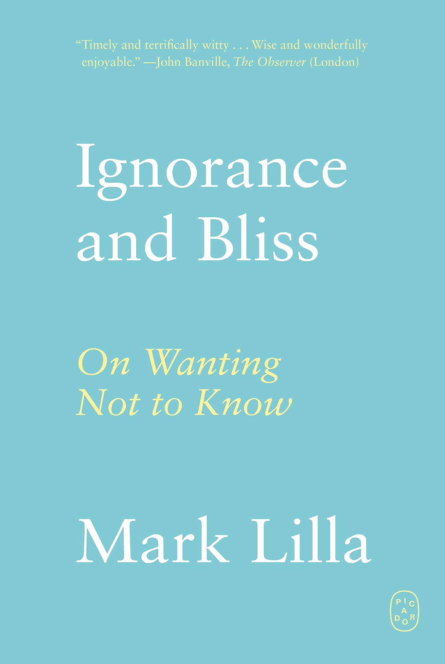 Vorderes Coverbild Ignorance and Bliss