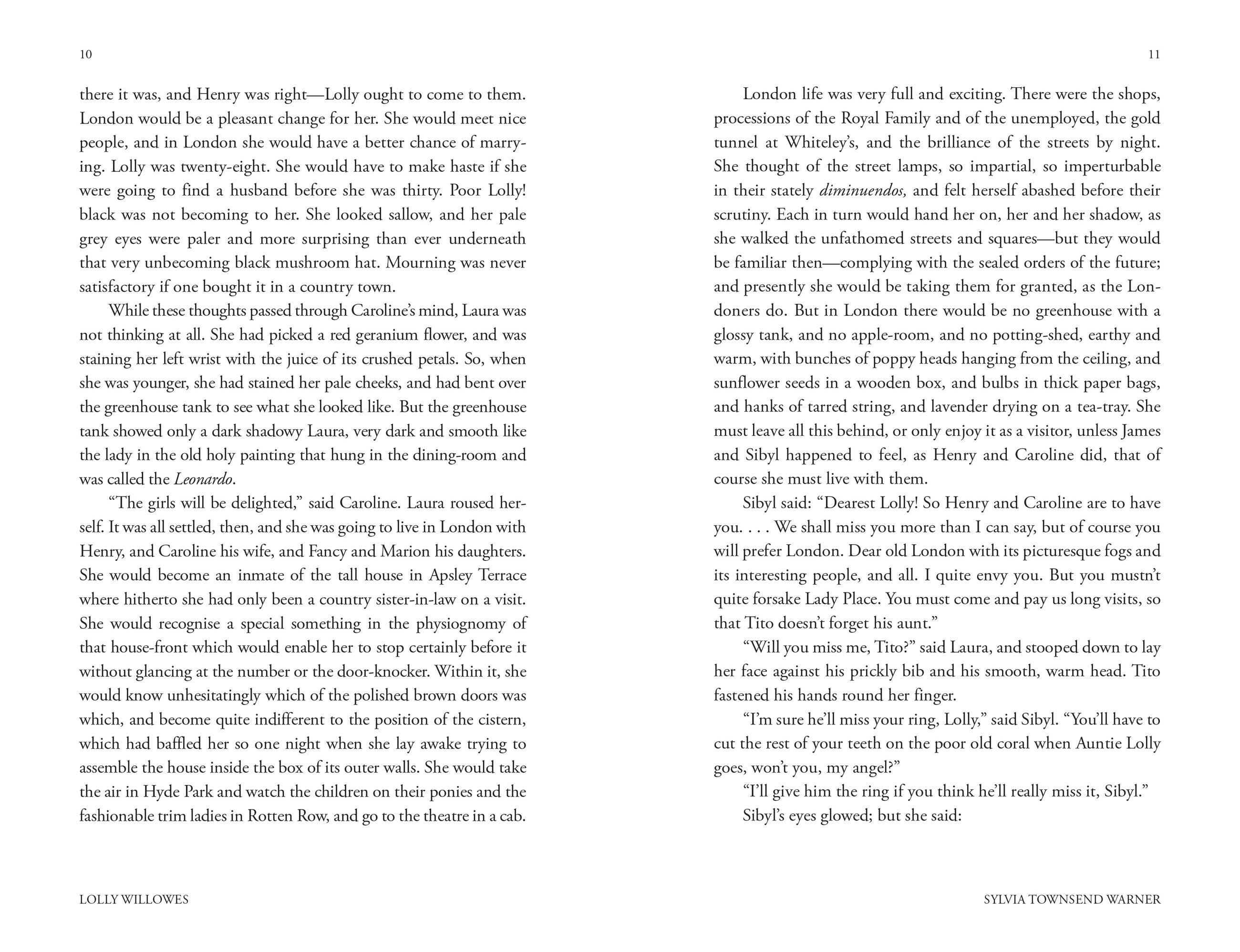 Beispielinhalt (Bild) Lolly Willowes