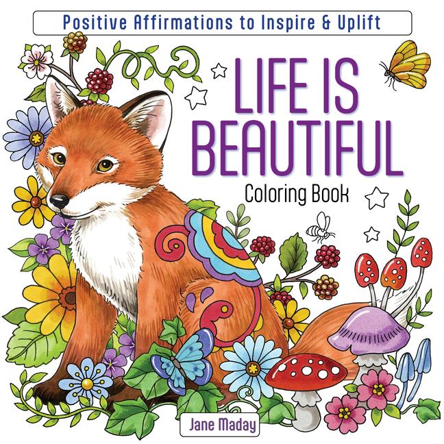 Vorderes Coverbild Life Is Beautiful Coloring Book