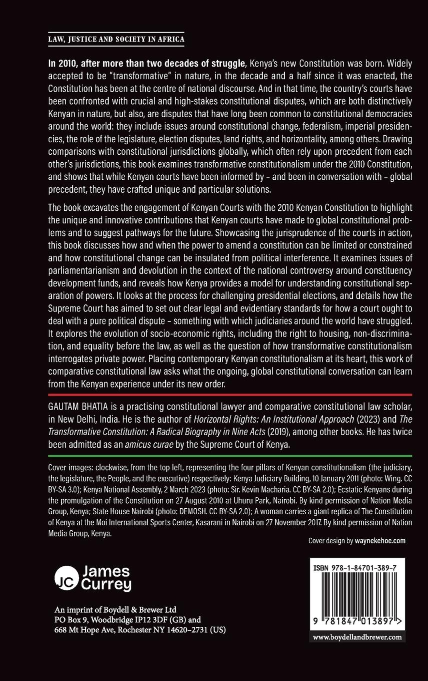 Rückseitencover Transformative Constitutionalism and Kenya