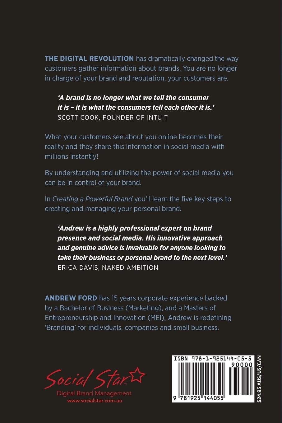 Rückseitencover Creating a Powerful Brand