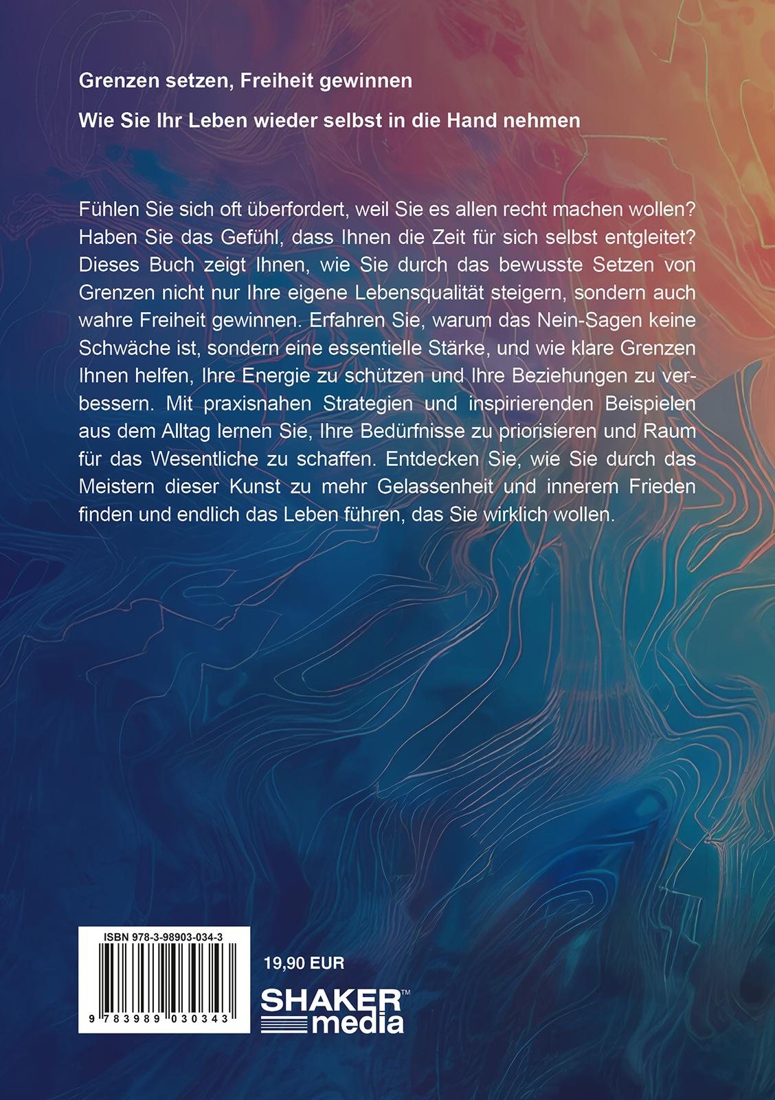 Rückseitencover Grenzen setzen, Freiheit gewinnen