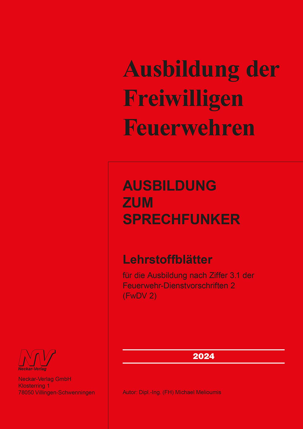 Vorderes Coverbild Ausbildung zum Sprechfunker
