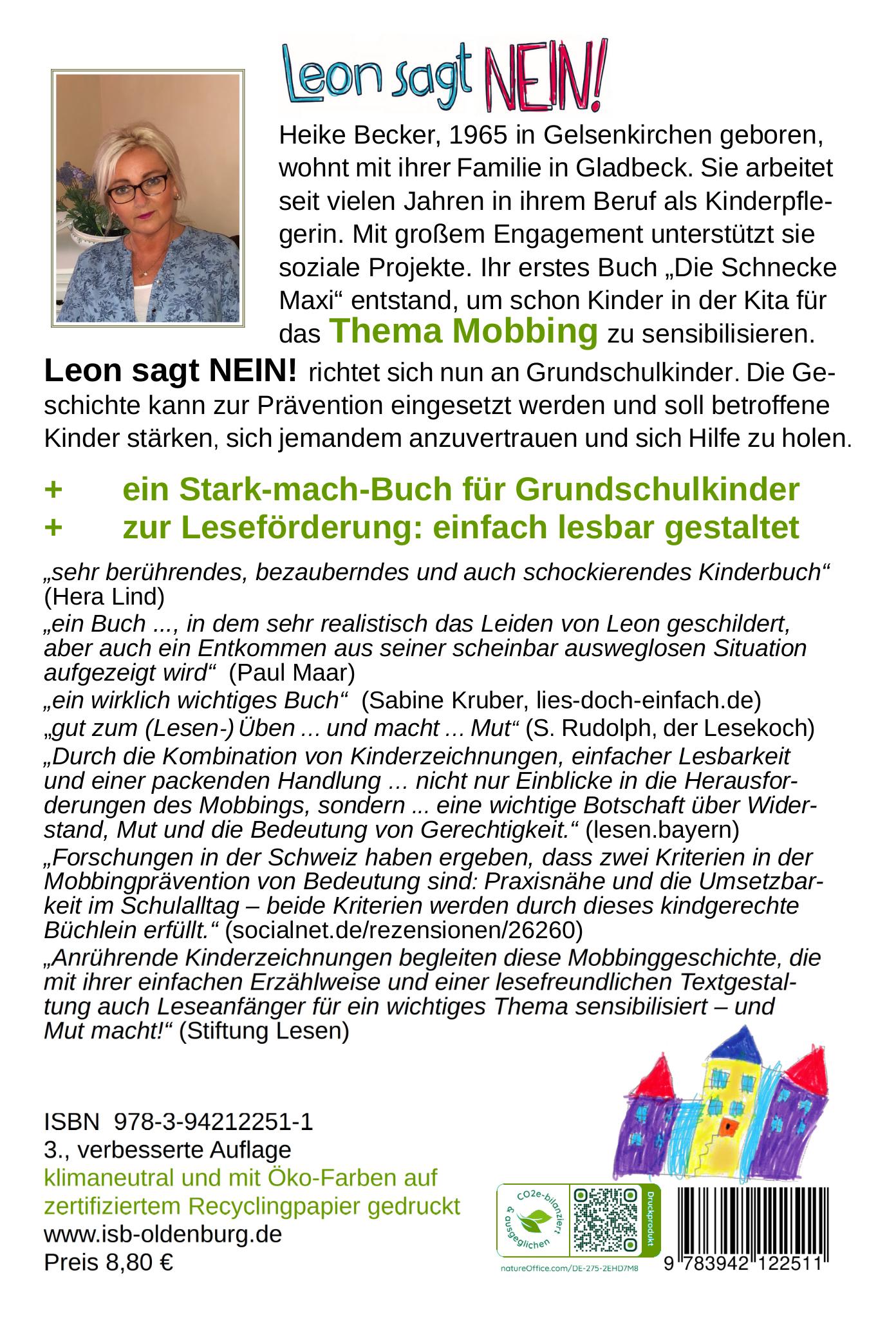 Rückseitencover Leon sagt NEIN!