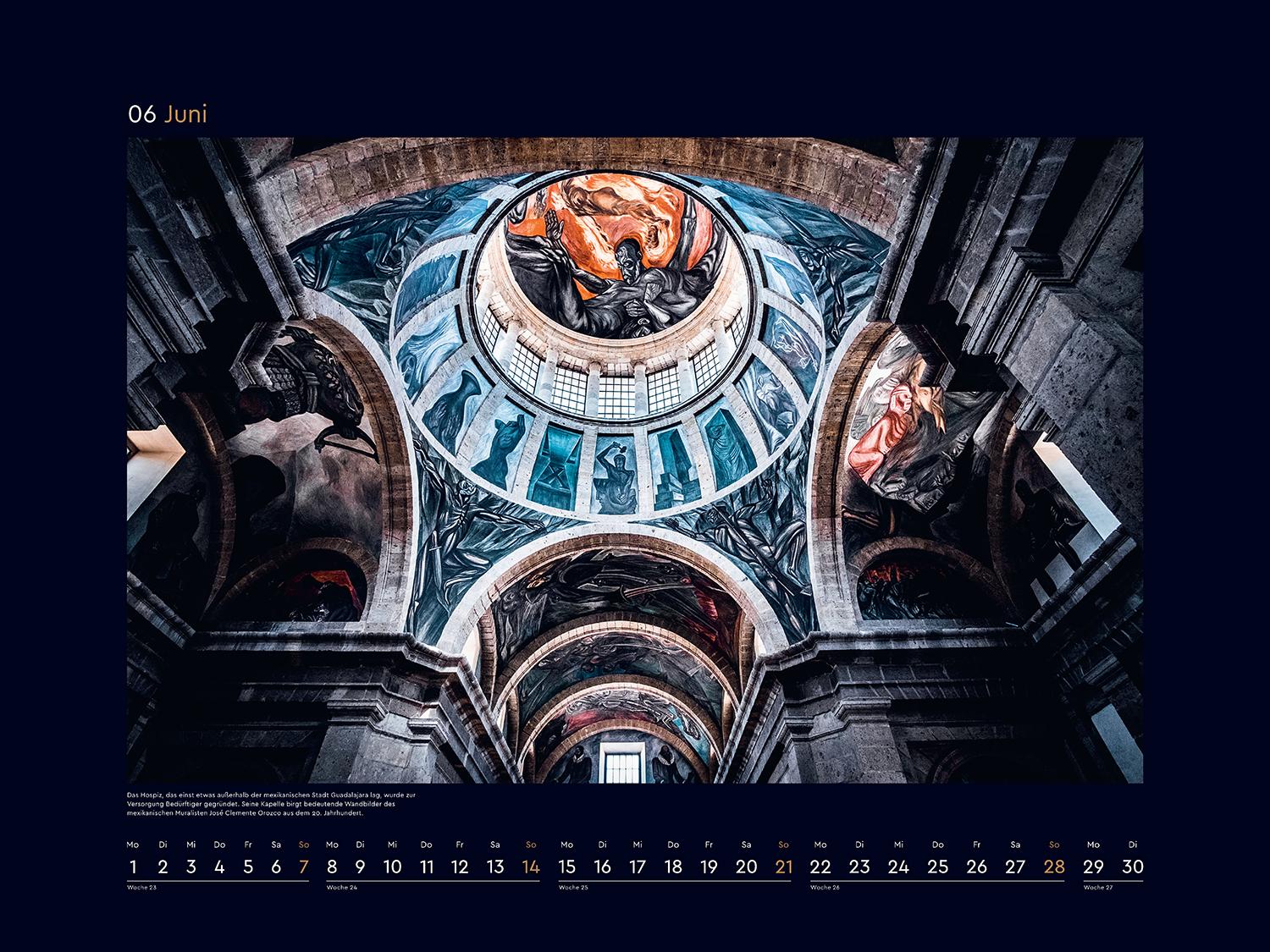Beispielinhalt (Bild) Erbe der Menschheit - KUNTH Wandkalender 2026