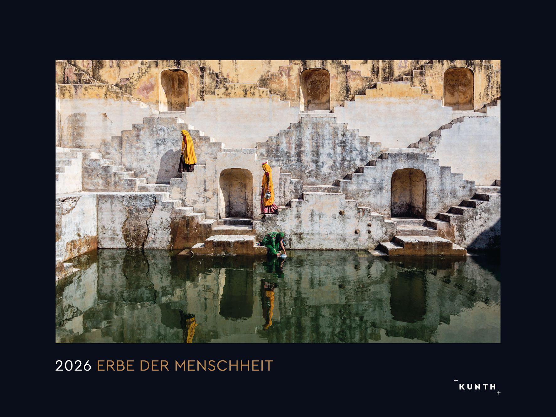 Vorderes Coverbild Erbe der Menschheit - KUNTH Wandkalender 2026
