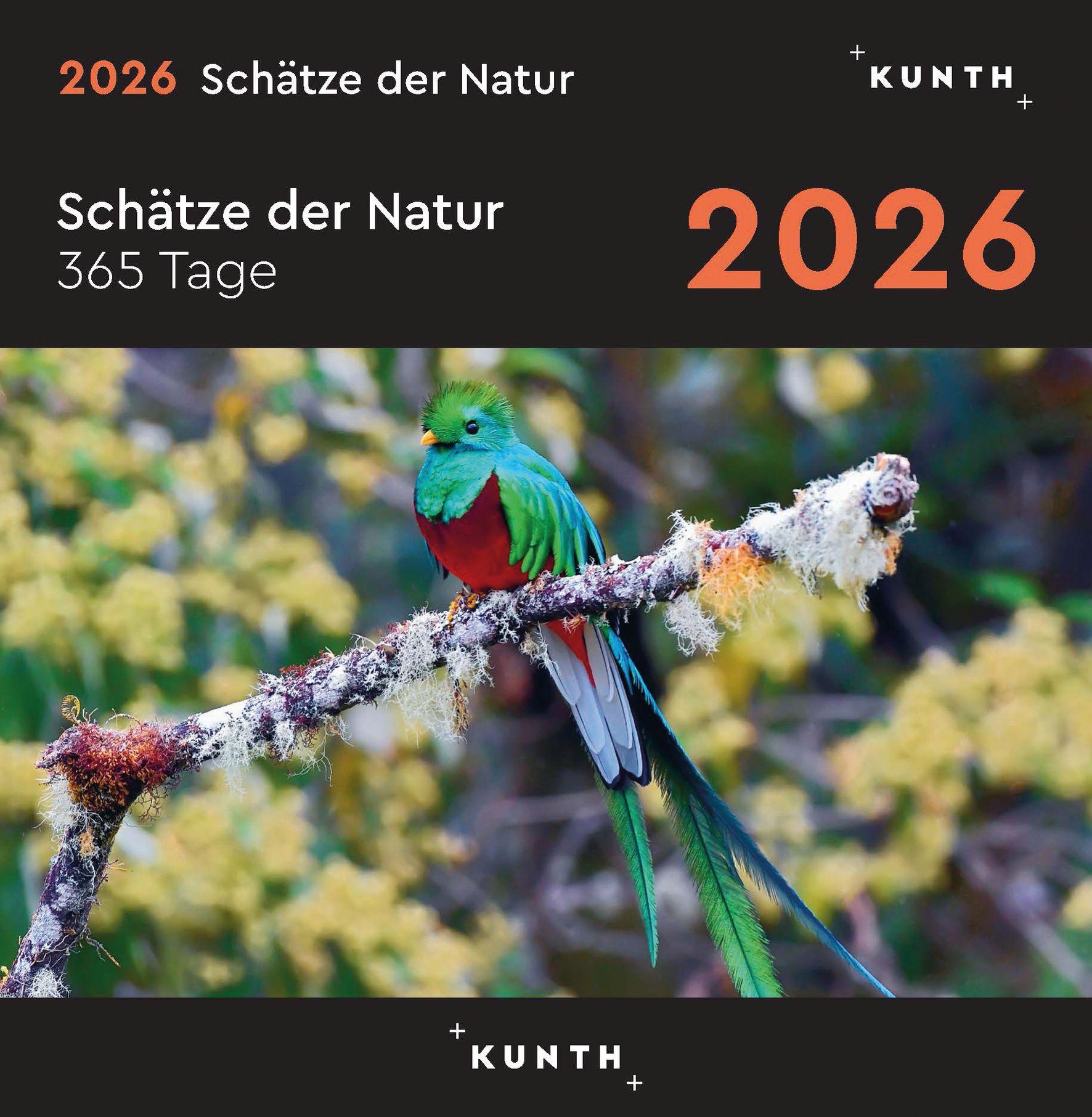 Vorderes Coverbild Schätze der Natur - KUNTH 365-Tage-Abreißkalender 2026