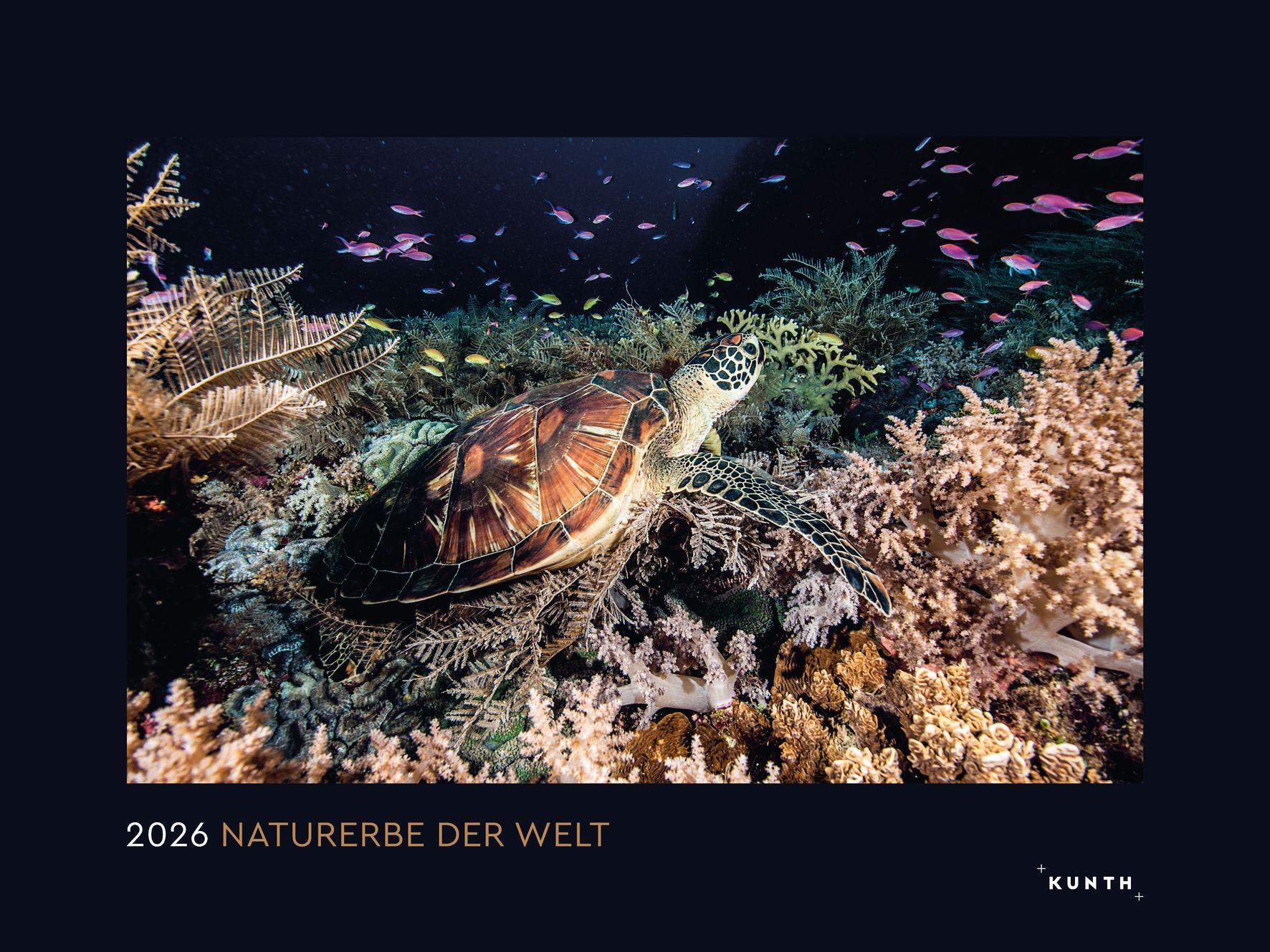 Vorderes Coverbild Das Naturerbe der Welt - KUNTH Wandkalender 2026