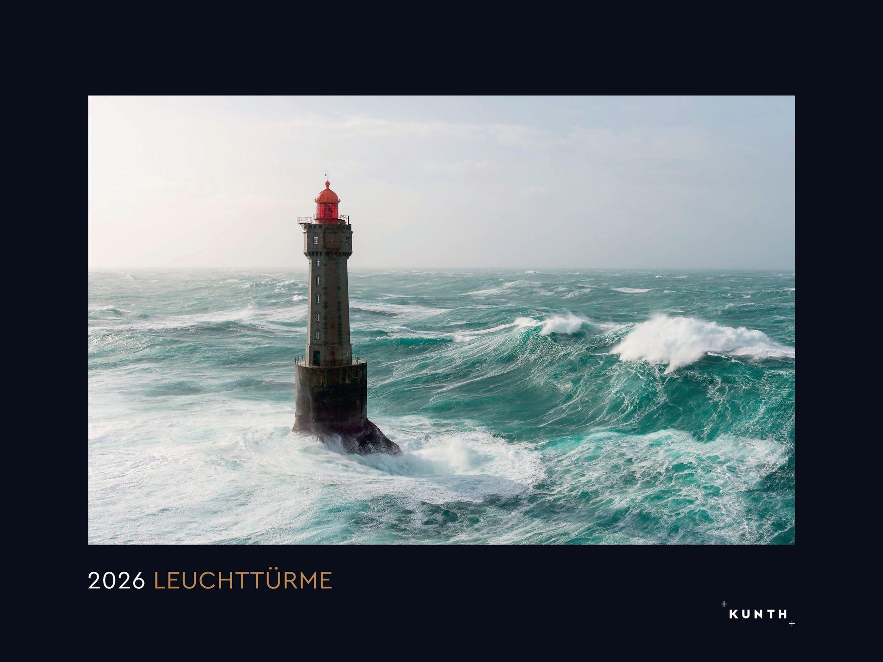Vorderes Coverbild Leuchttürme - KUNTH Wandkalender 2026