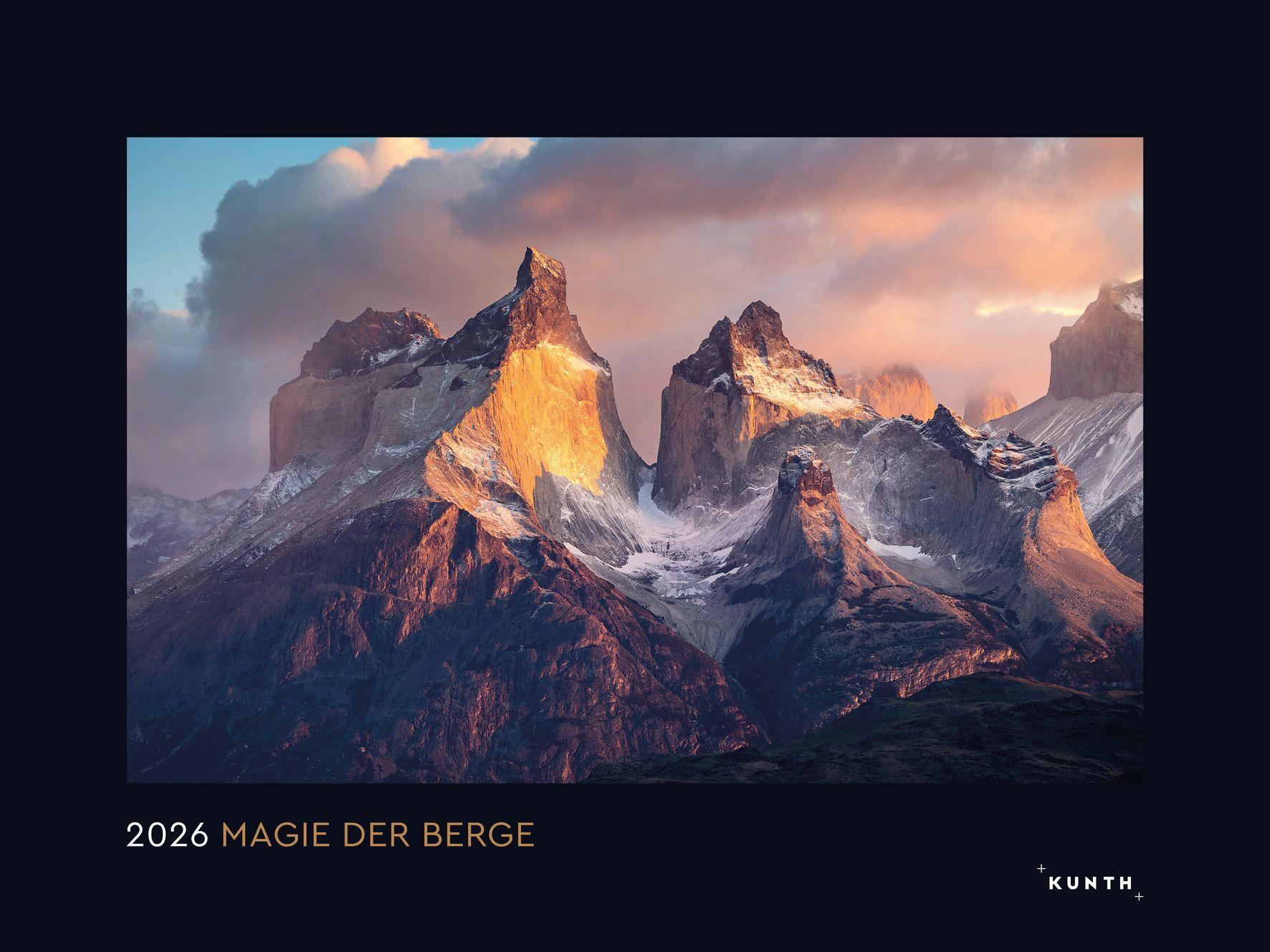 Vorderes Coverbild Magie der Berge - KUNTH Wandkalender 2026