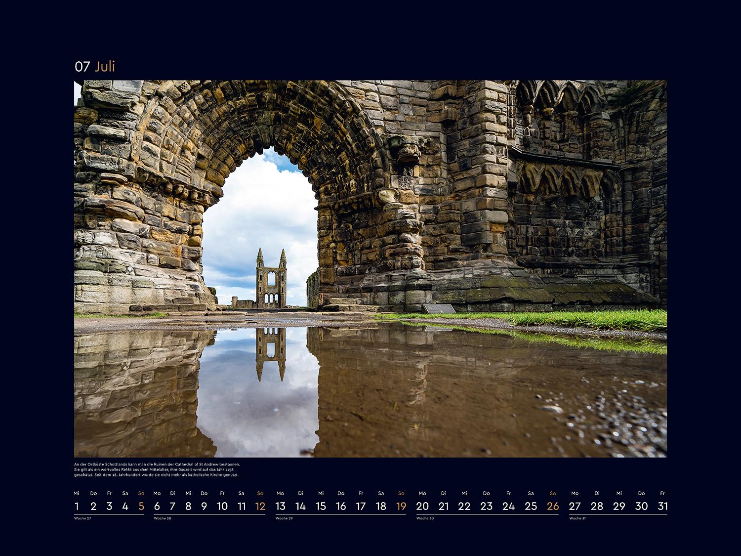 Beispielinhalt (Bild) Schottland - KUNTH Wandkalender 2026