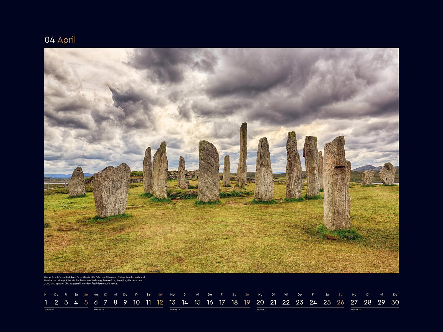 Beispielinhalt (Bild) Schottland - KUNTH Wandkalender 2026