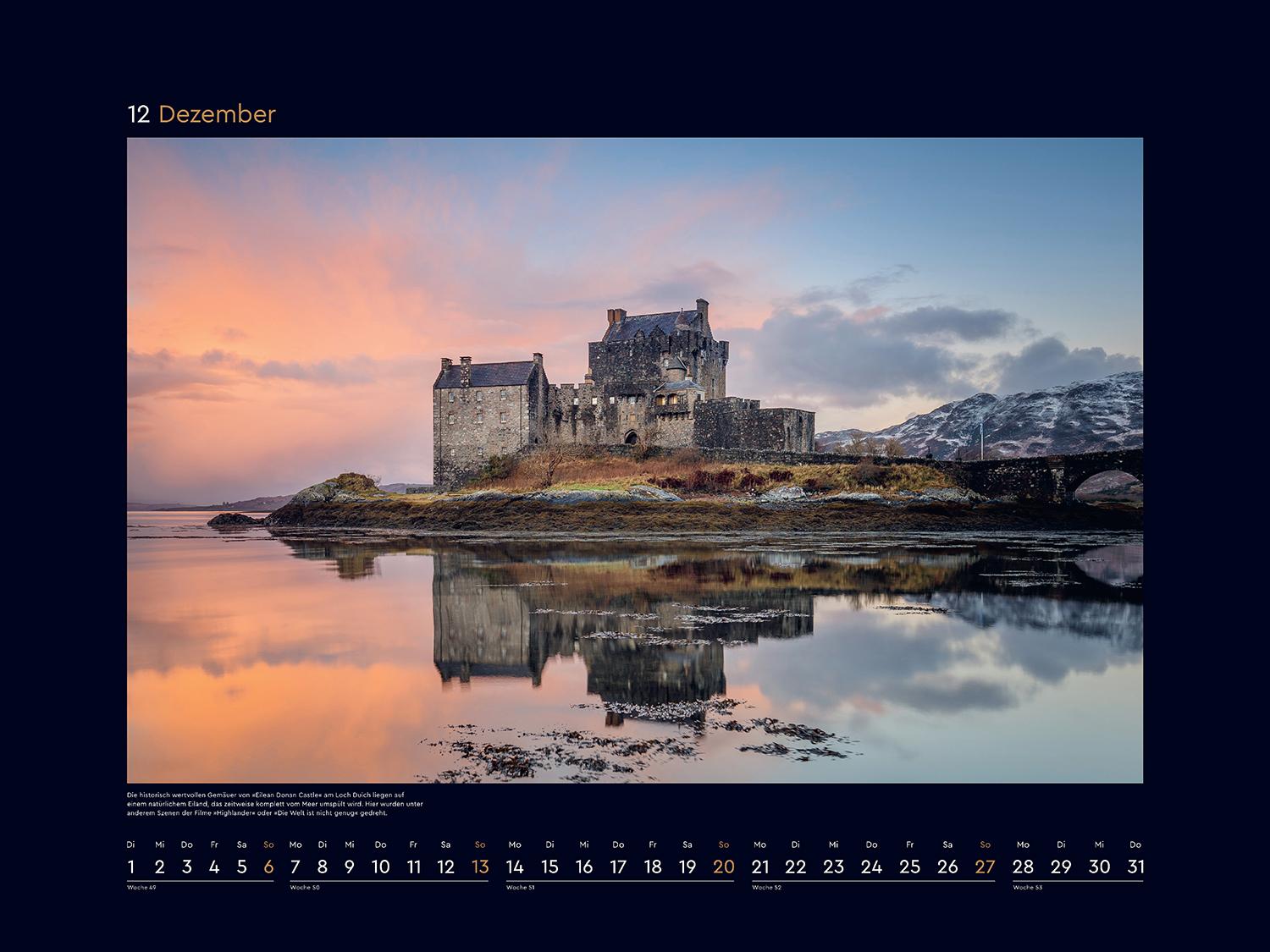Beispielinhalt (Bild) Schottland - KUNTH Wandkalender 2026