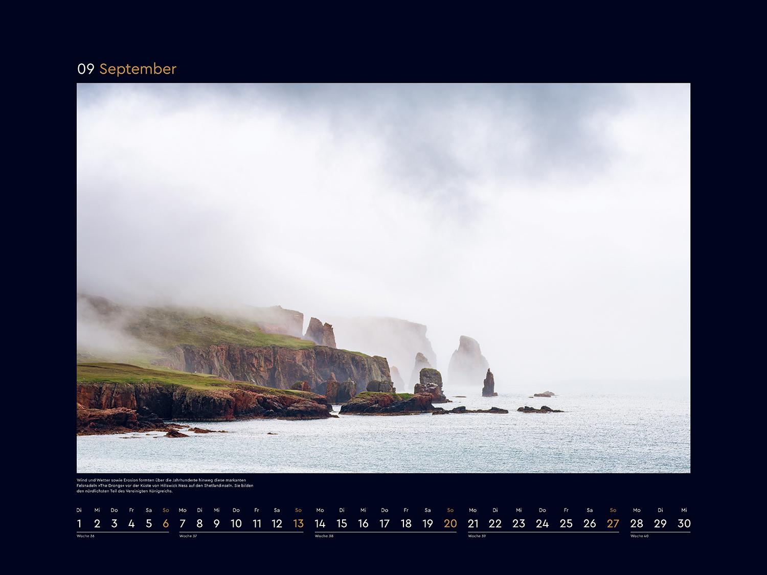 Beispielinhalt (Bild) Schottland - KUNTH Wandkalender 2026
