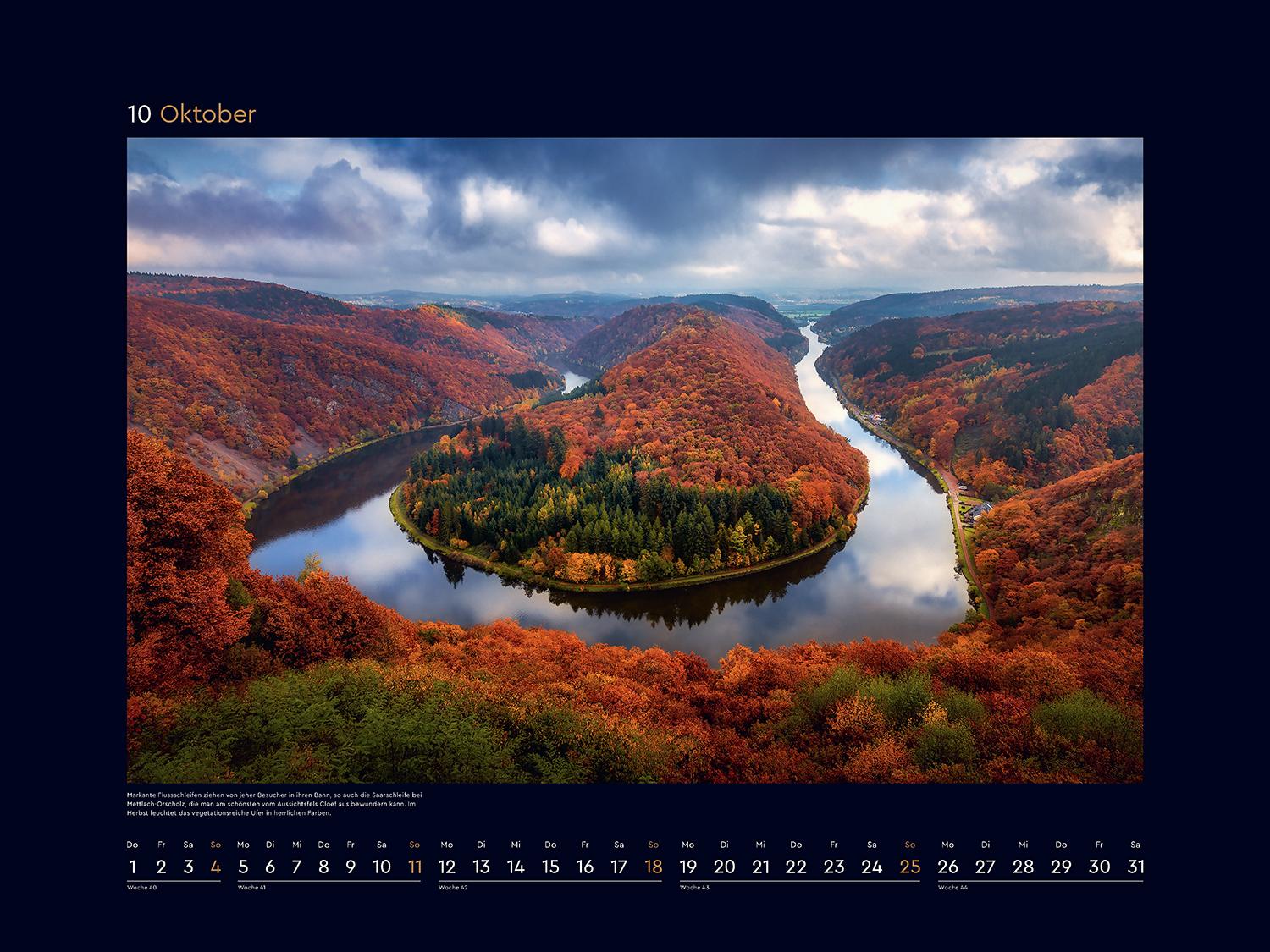Beispielinhalt (Bild) So schön ist Deutschland - KUNTH Wandkalender 2026