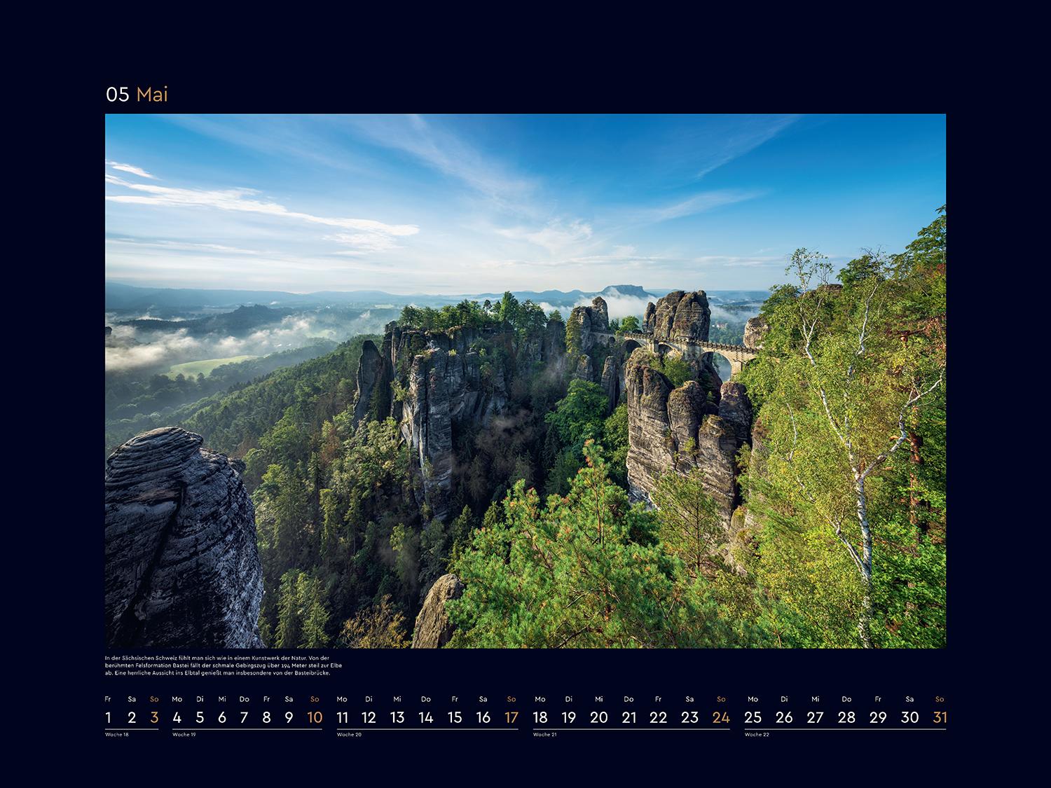 Beispielinhalt (Bild) So schön ist Deutschland - KUNTH Wandkalender 2026