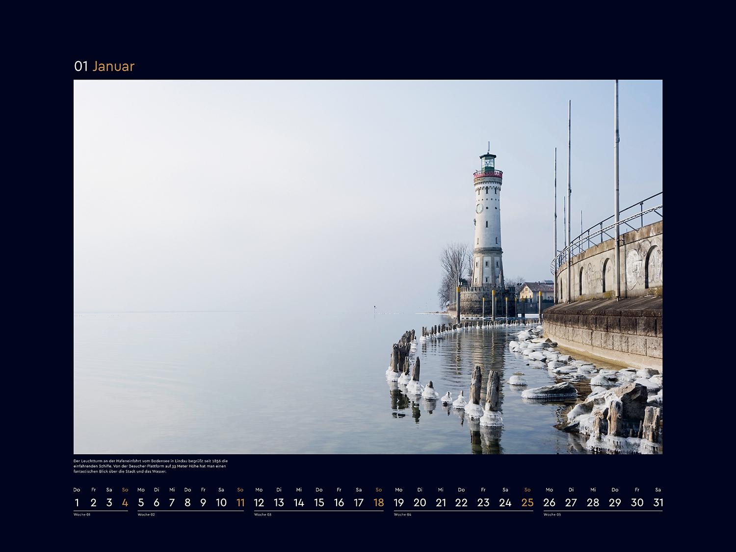 Beispielinhalt (Bild) So schön ist Deutschland - KUNTH Wandkalender 2026