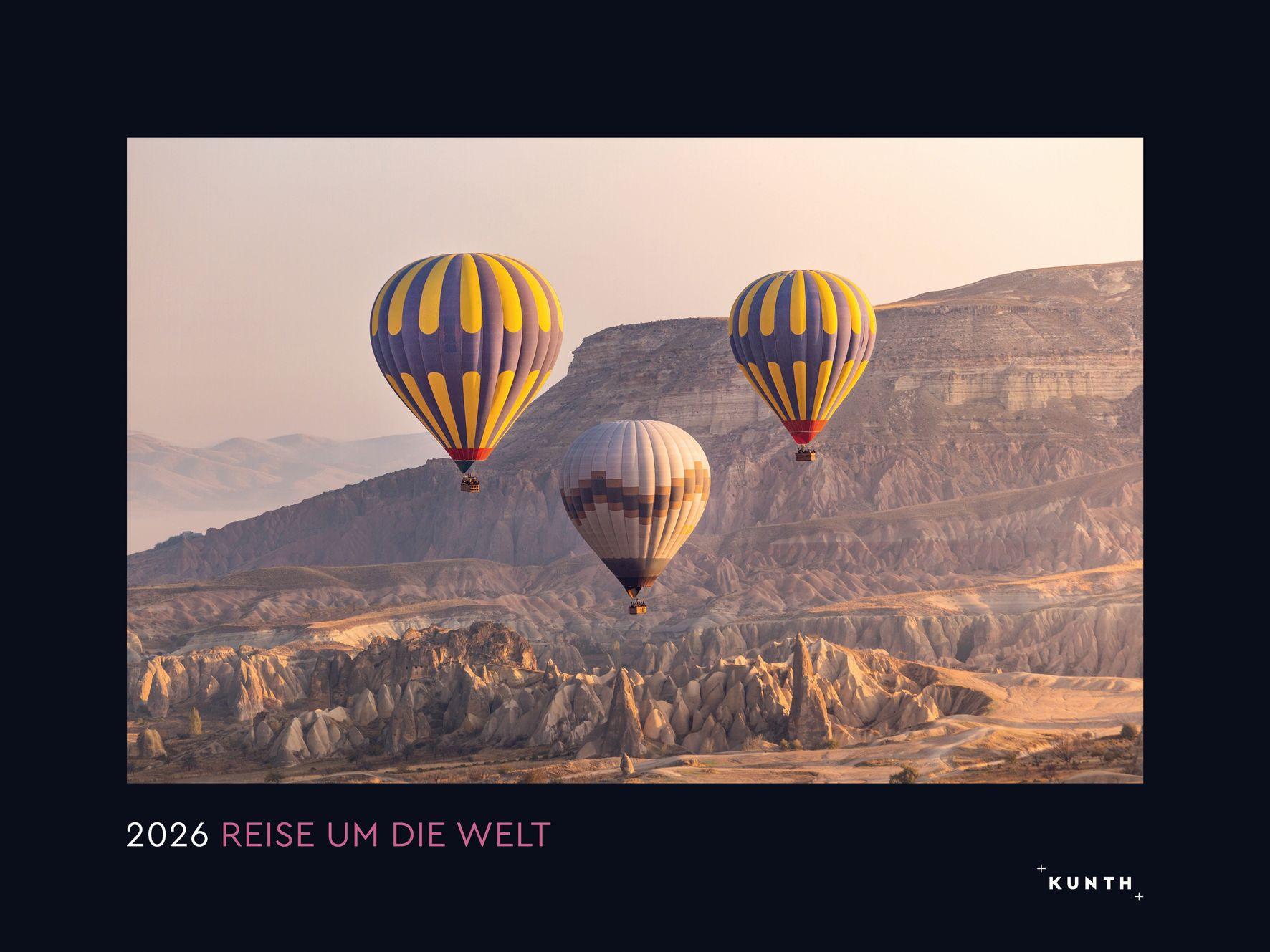 Vorderes Coverbild Reise um die Welt - KUNTH Wandkalender 2026