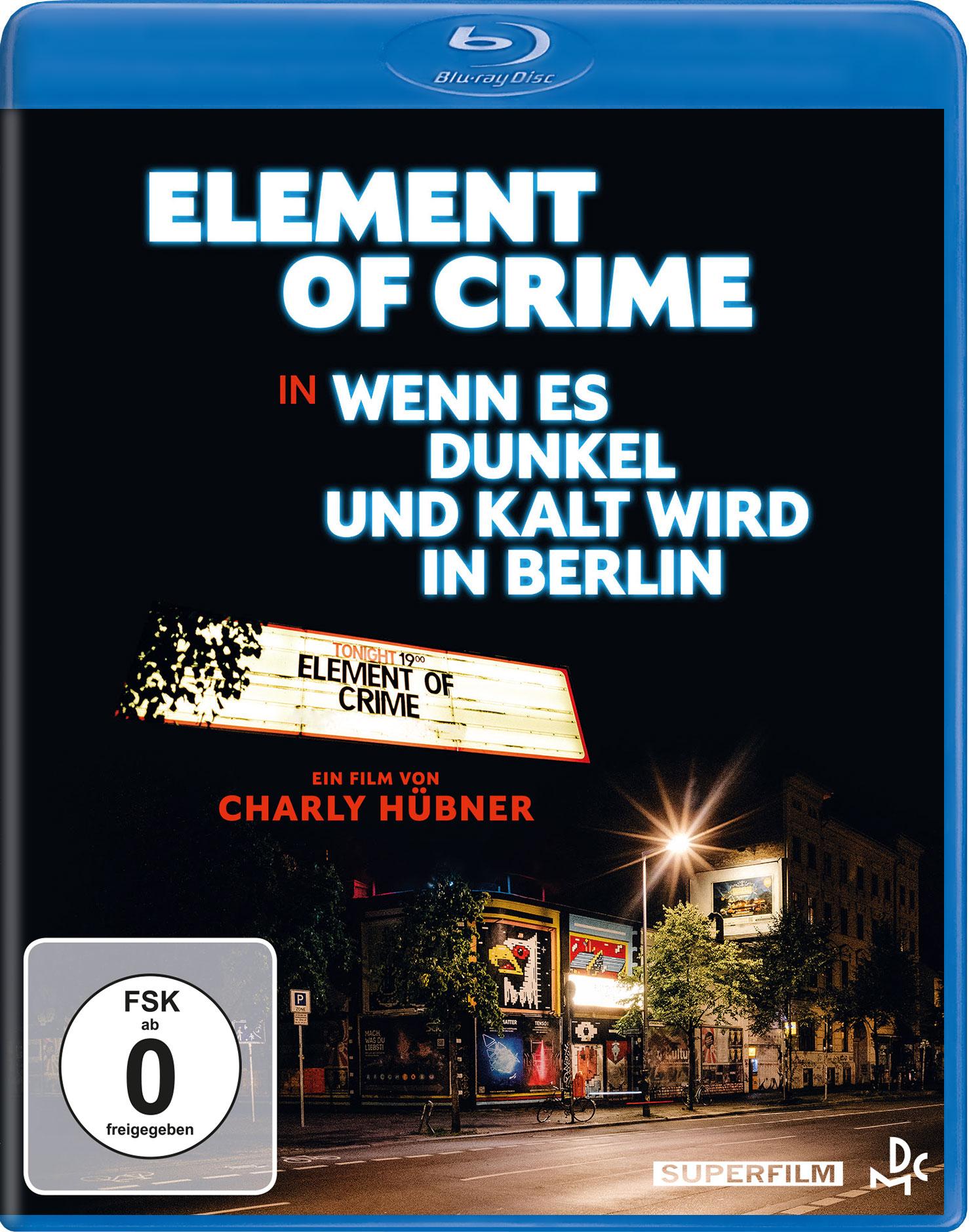 Vorderes Coverbild Element of Crime in Wenn es dunkel und kalt wird in Berlin BD