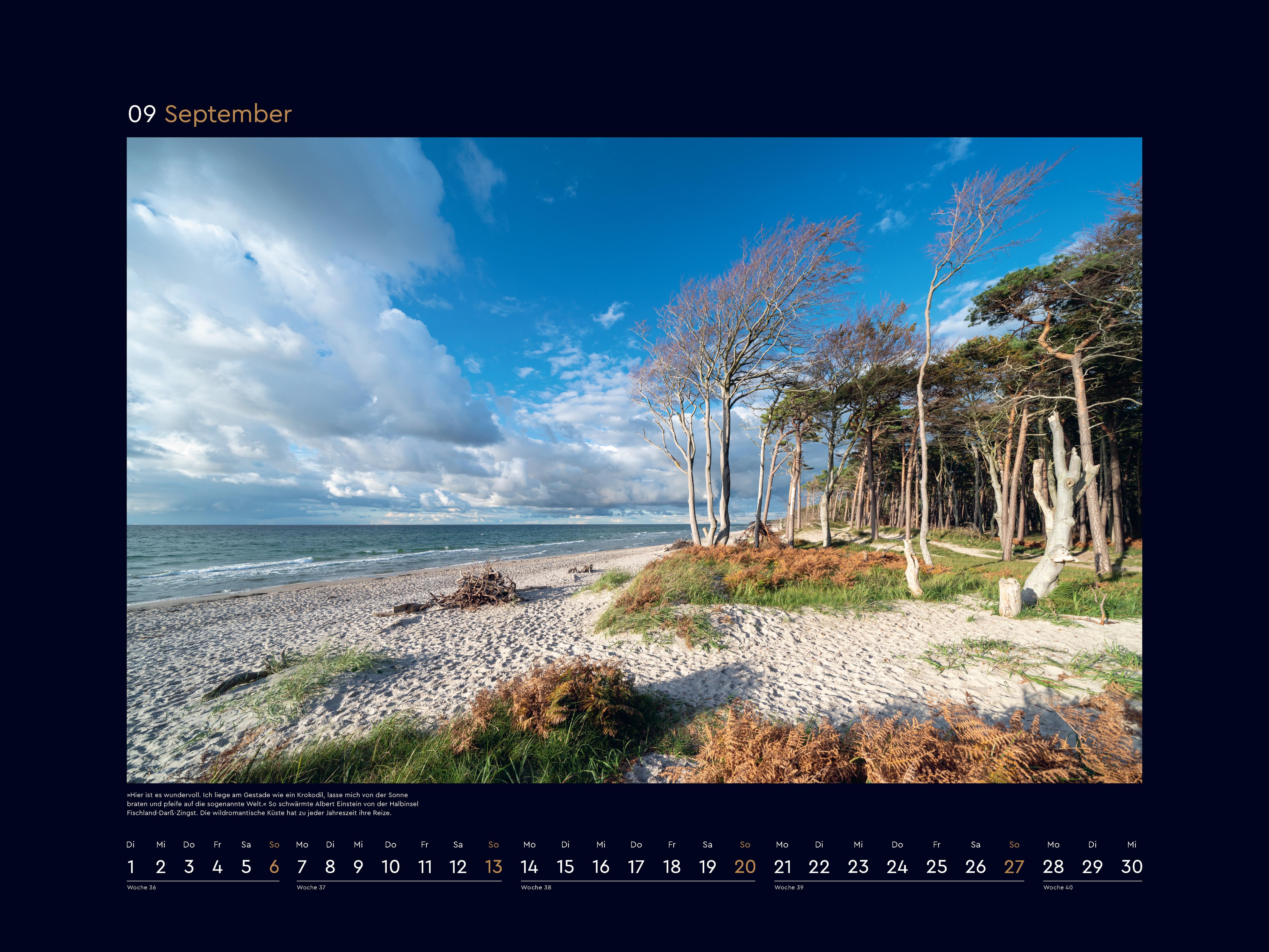 Beispielinhalt (Bild) Wildnis Deutschland - KUNTH Wandkalender 2026