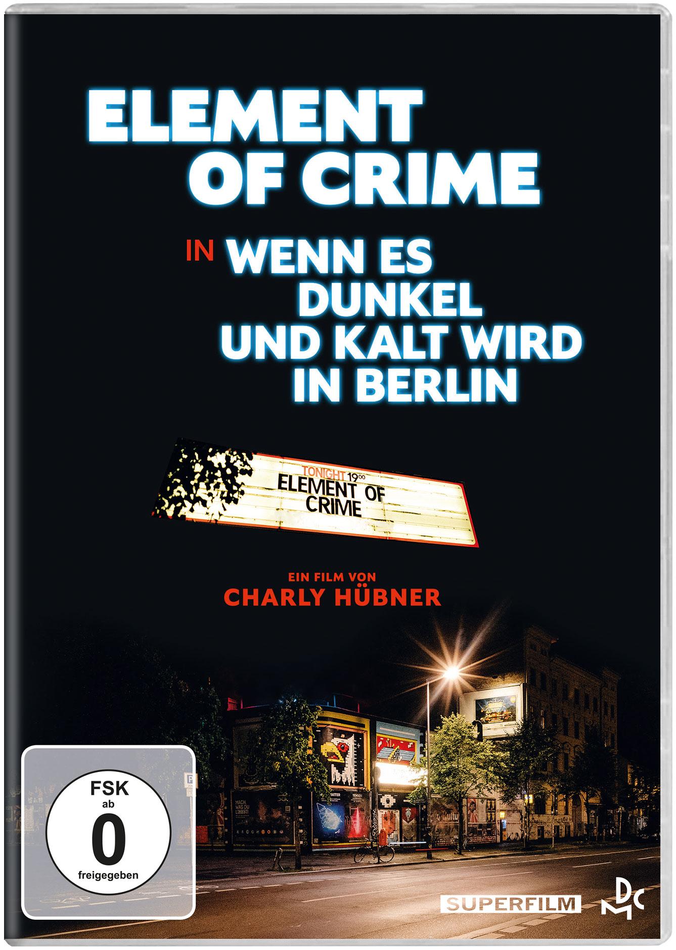 Vorderes Coverbild Element of Crime in Wenn es dunkel und kalt wird in Berlin