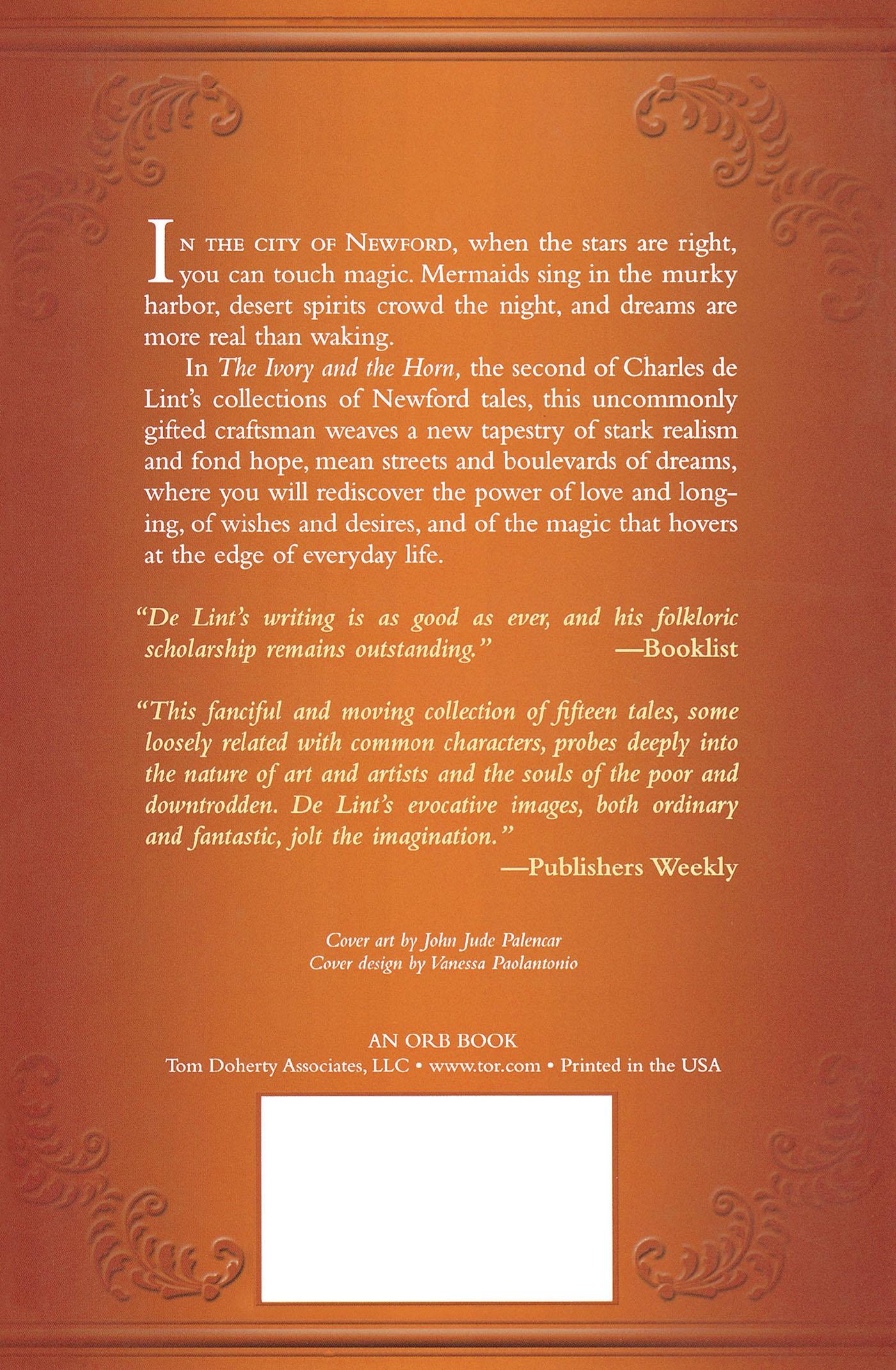 Rückseitencover The Ivory and the Horn