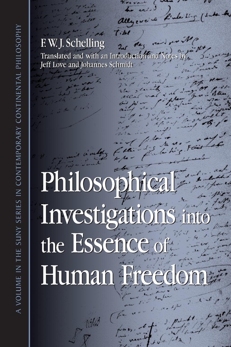 Vorderes Coverbild Philosophical Investigations into the Essence of Human Freedom