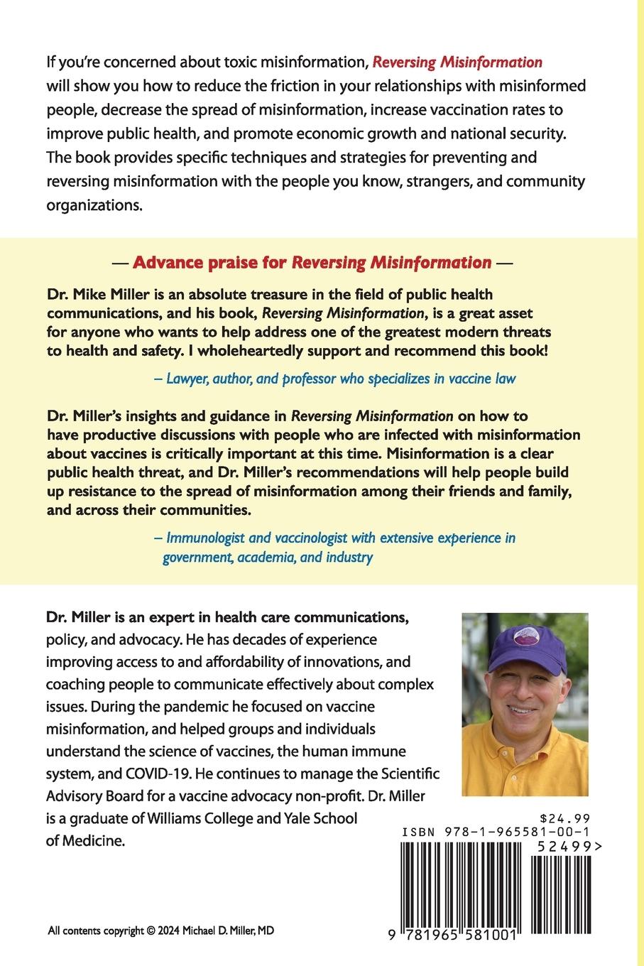 Rückseitencover Reversing Misinformation