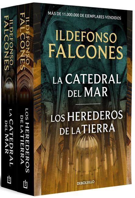 Vorderes Coverbild Pack Ildefonso Falcones: La Catedral del Mar, Los Herederos de la Tierra / Ildefonso Falcones: Cathedral of the Sea; Heirs to the Land. Pack