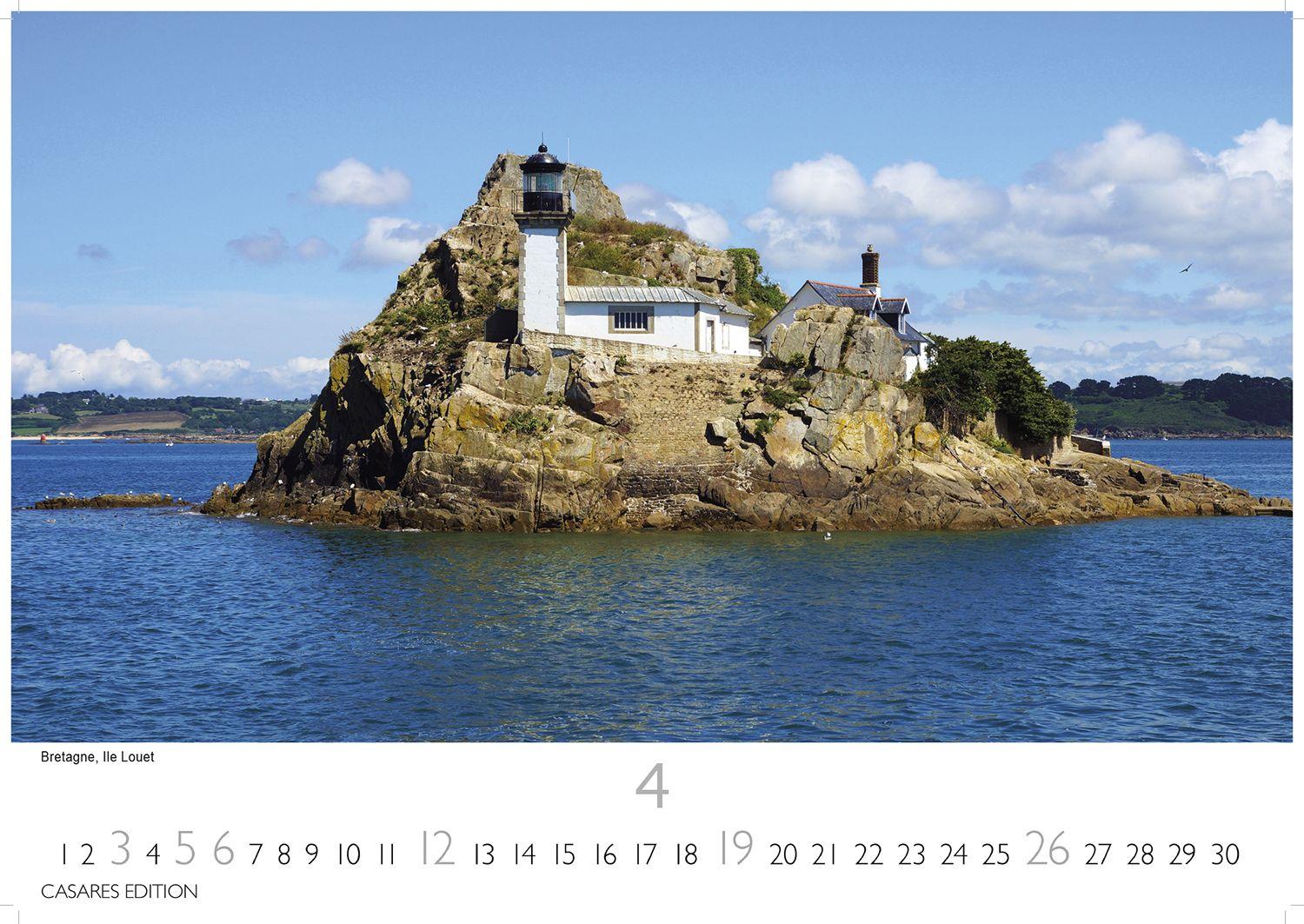 Beispielinhalt (Bild) Frankreich Kalender 2026 - Wandkalender | Fotokalender Frankreich 24x35cm - 12 beeindruckende Highlights von der Schönheit Frankreichs