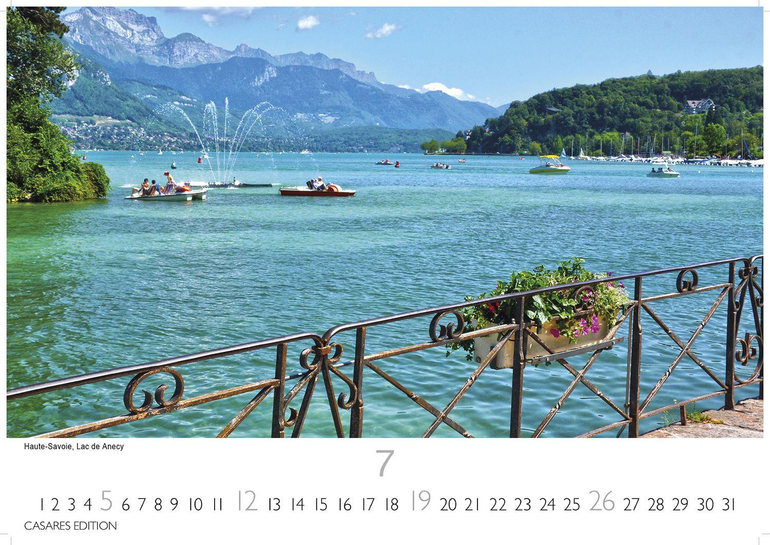 Beispielinhalt (Bild) Frankreich Kalender 2026 - Wandkalender | Fotokalender Frankreich 24x35cm - 12 beeindruckende Highlights von der Schönheit Frankreichs