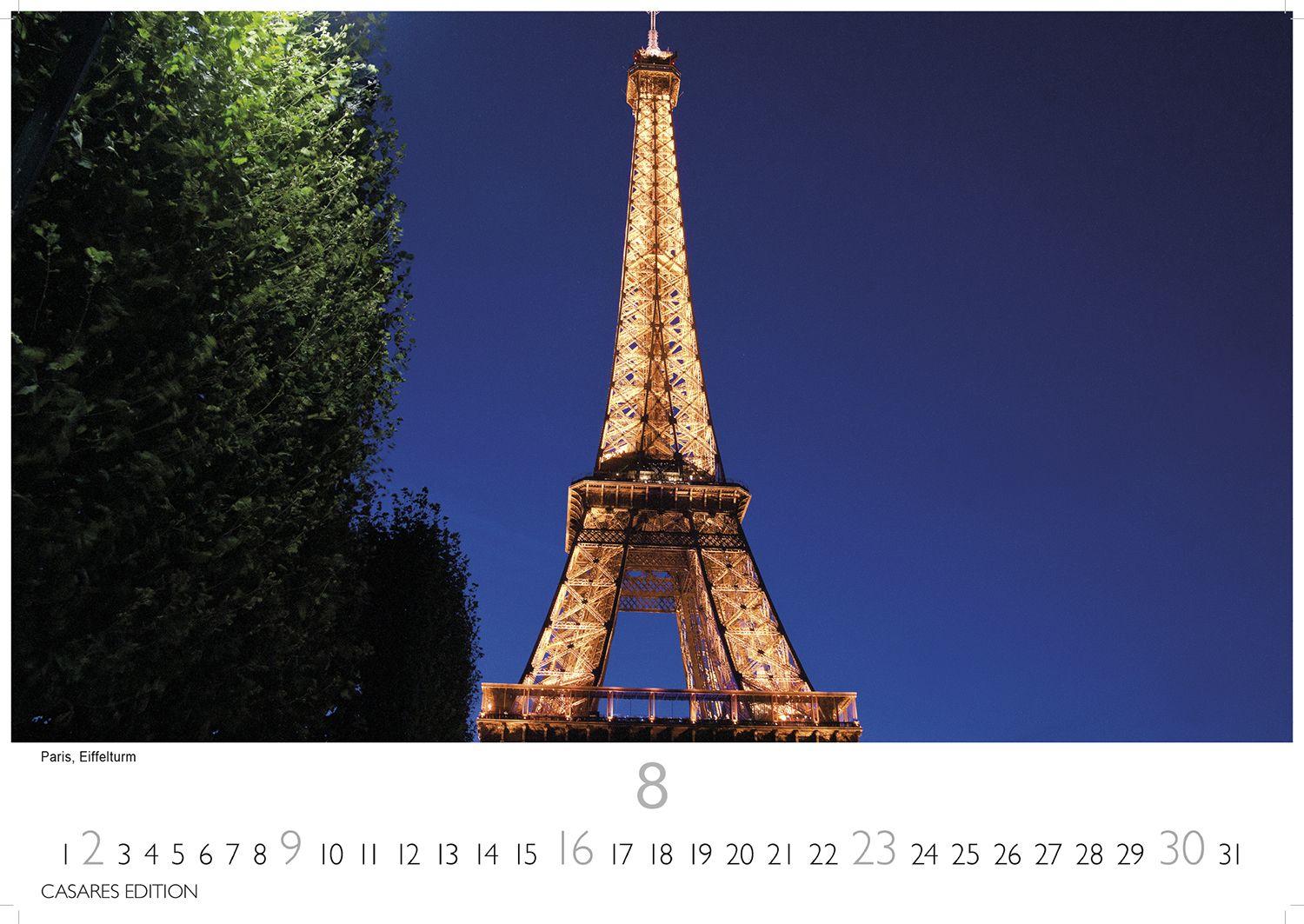 Beispielinhalt (Bild) Frankreich Kalender 2026 - Wandkalender | Fotokalender Frankreich 24x35cm - 12 beeindruckende Highlights von der Schönheit Frankreichs