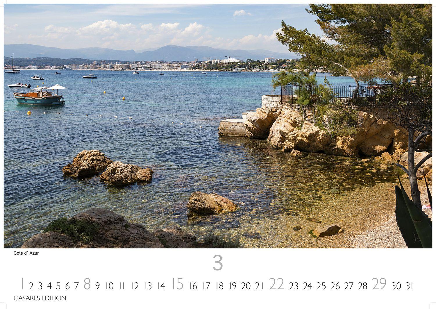 Beispielinhalt (Bild) Provence Kalender 2026 - Wandkalender | Fotokalender Frankreich 24x35cm - Atemberaubende Landschaften, Blühende Lavendelfelder & Charmante Dörfer - Perfekter . für Natur- und Reiseliebhaber