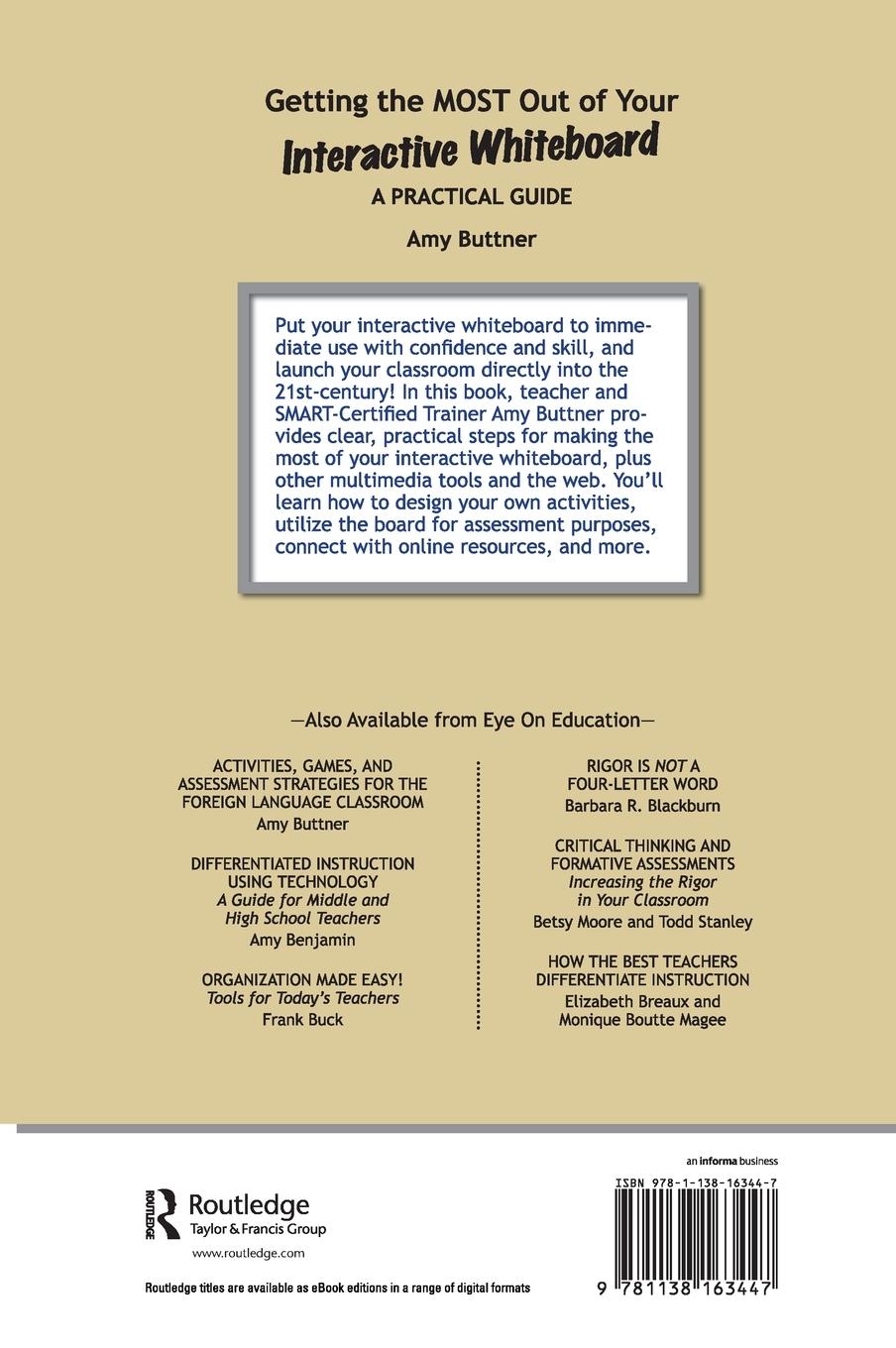 Rückseitencover Getting the Most Out of Your Interactive Whiteboard