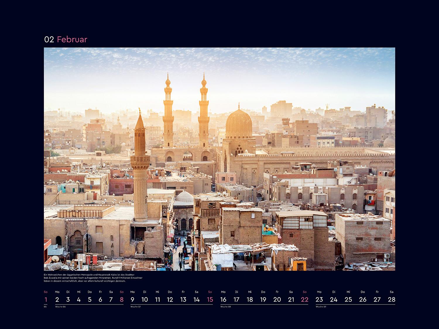 Beispielinhalt (Bild) Metropolen - KUNTH Wandkalender 2026