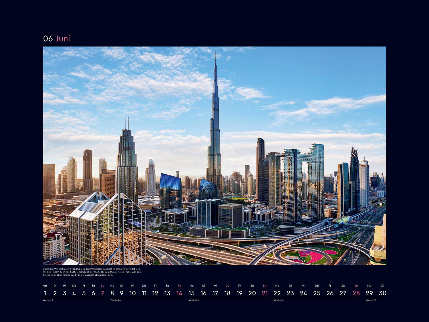 Beispielinhalt (Bild) Metropolen - KUNTH Wandkalender 2026