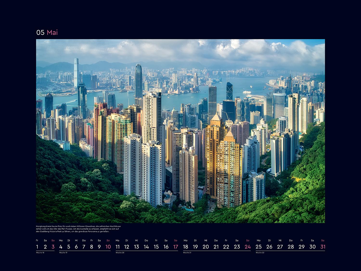 Beispielinhalt (Bild) Metropolen - KUNTH Wandkalender 2026