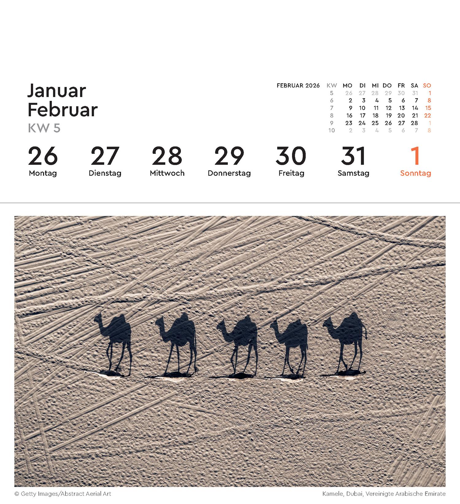 Beispielinhalt (Bild) Perspektivwechsel - KUNTH Postkartenkalender 2026