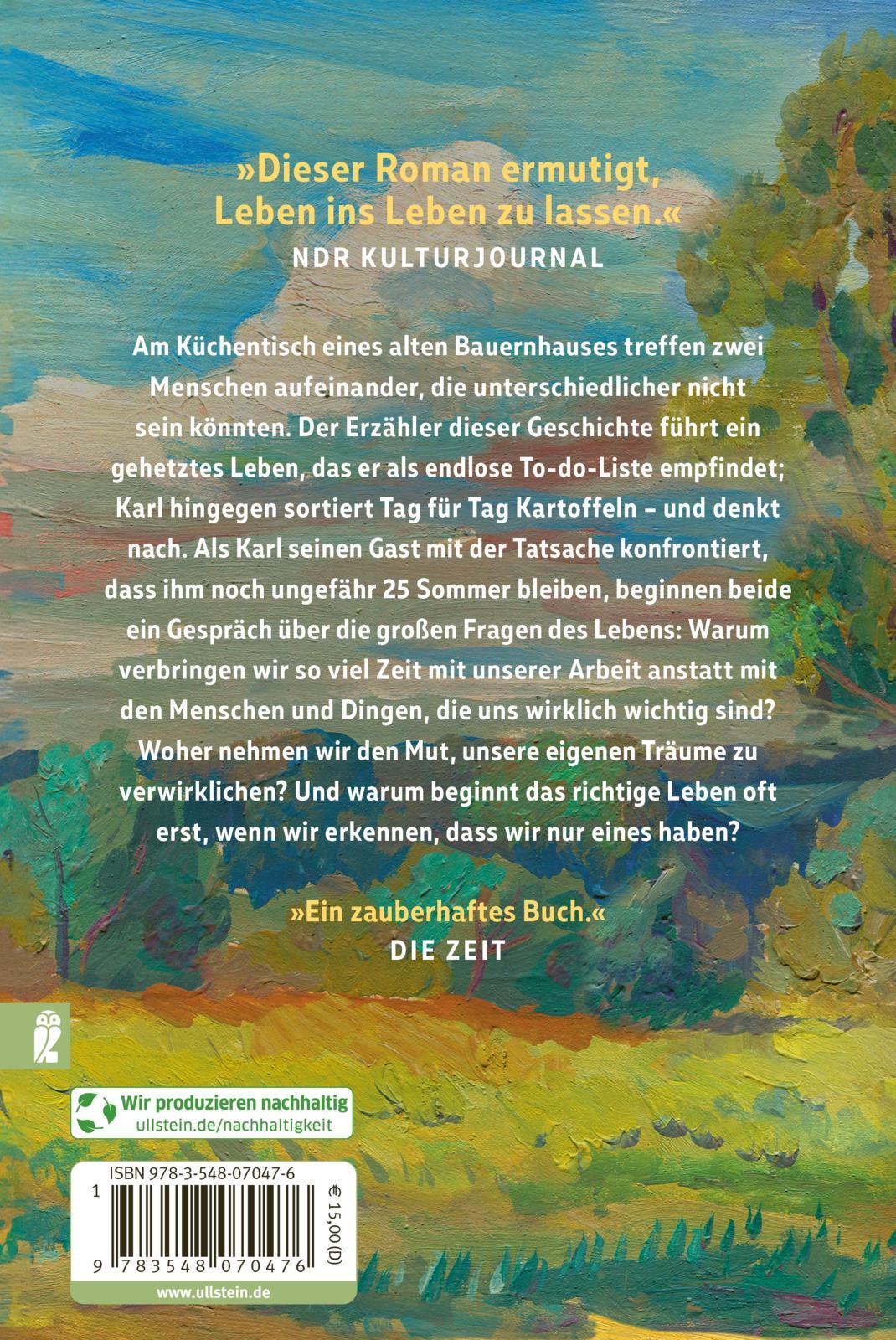 Rückseitencover 25 letzte Sommer