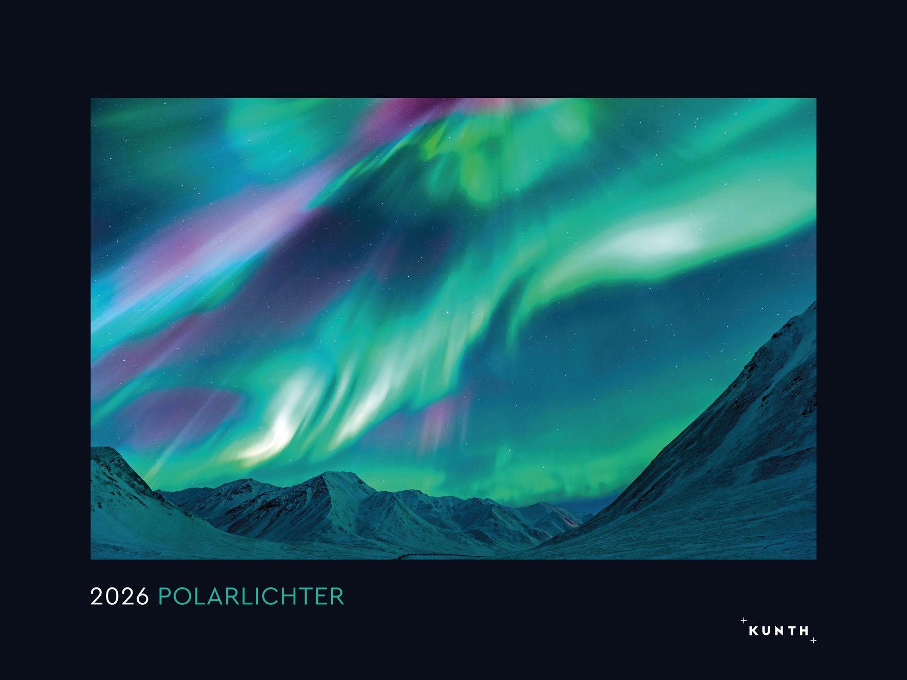 Vorderes Coverbild Polarlichter - KUNTH Wandkalender 2026