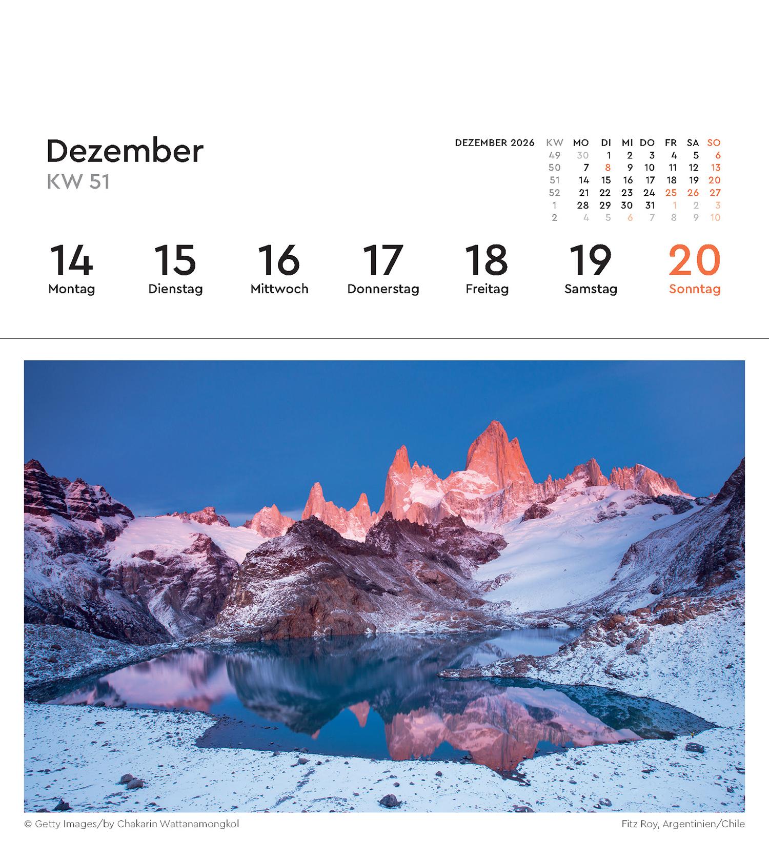 Beispielinhalt (Bild) Schätze der Natur - KUNTH Postkartenkalender 2026