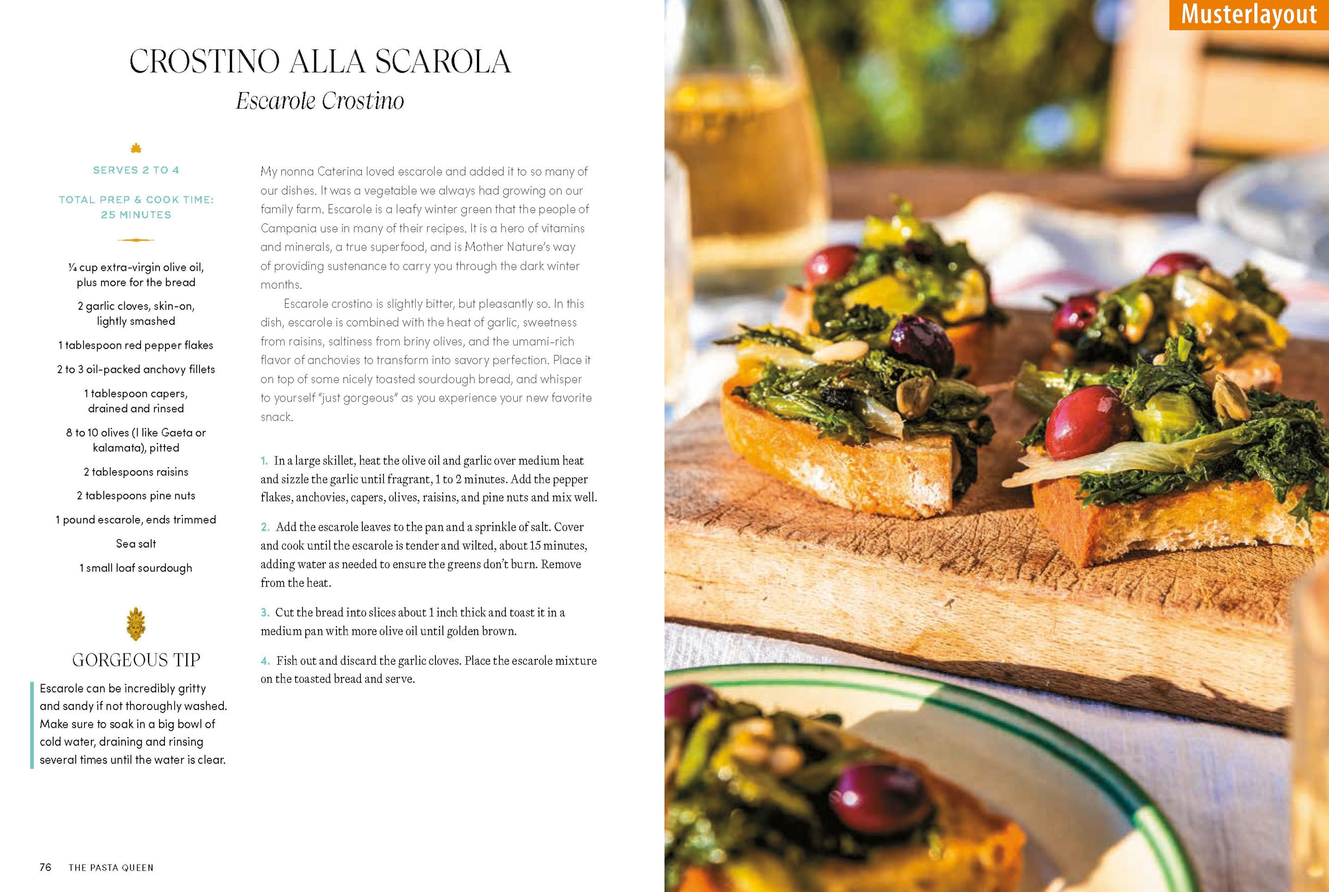 Beispielinhalt (Bild) The Pasta Queen: Meine italienischen Lieblingsrezepte