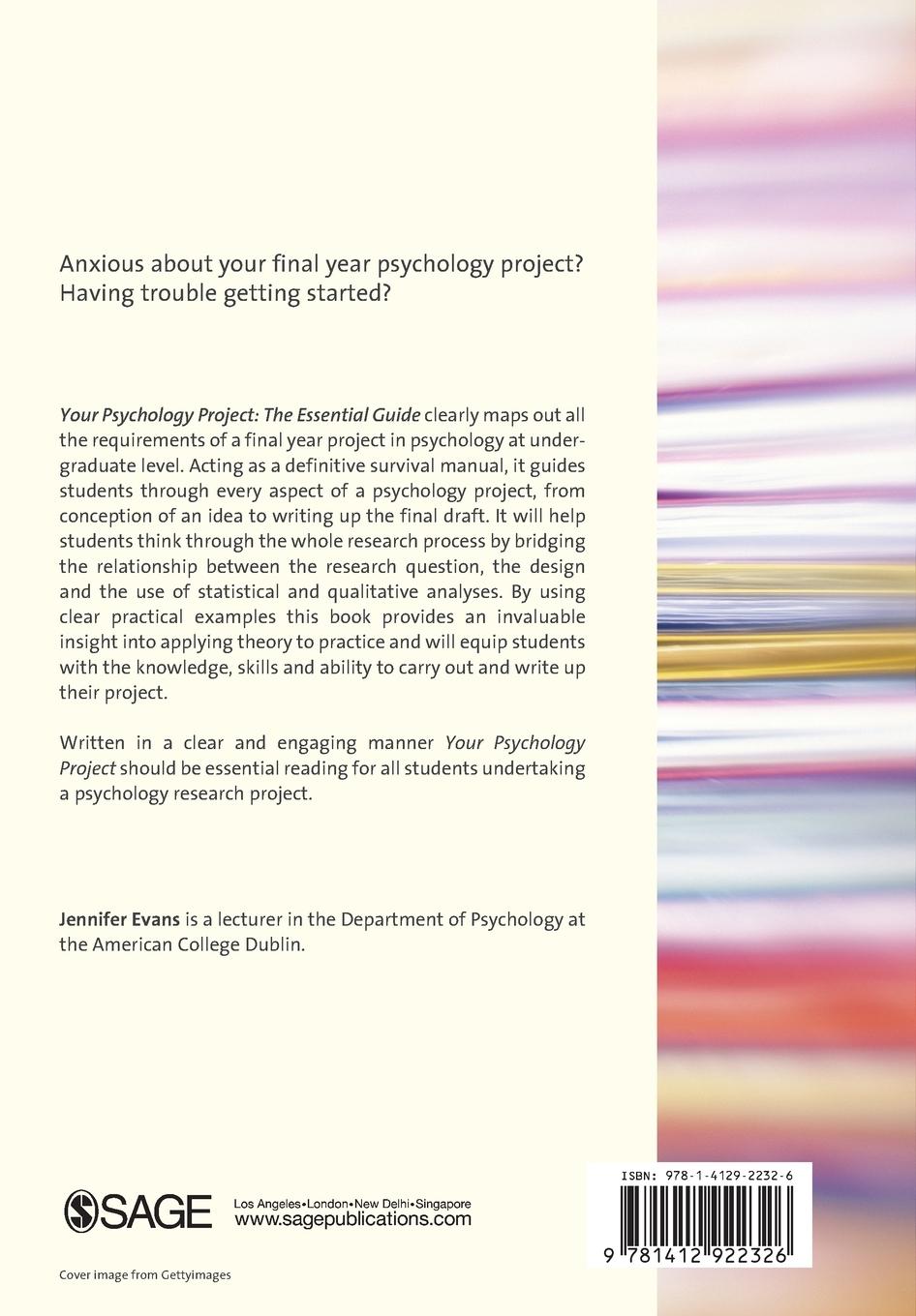 Rückseitencover Your Psychology Project