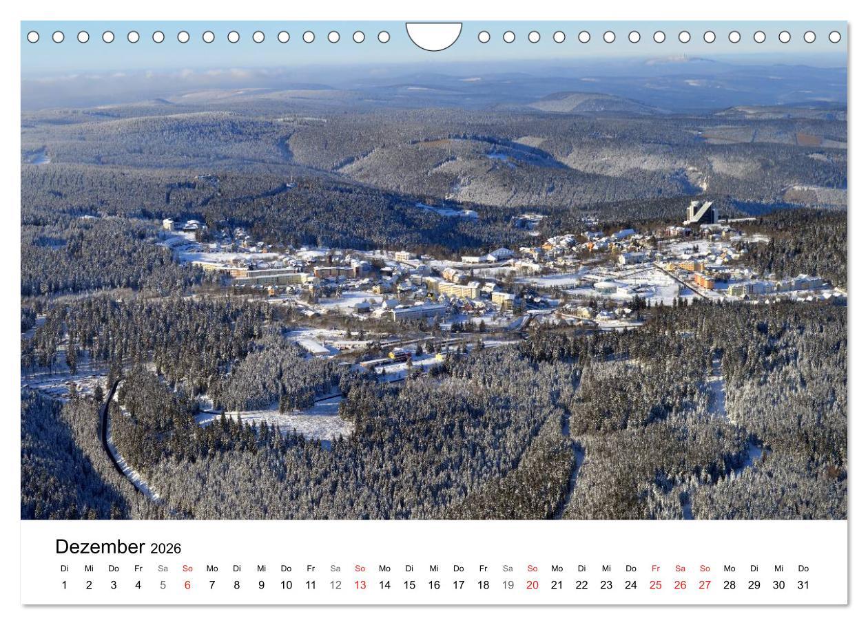 Beispielinhalt (Bild) Thüringen - mit Abstand betrachtet 2026 (Wandkalender 2026 DIN A4 quer), CALVENDO Monatskalender